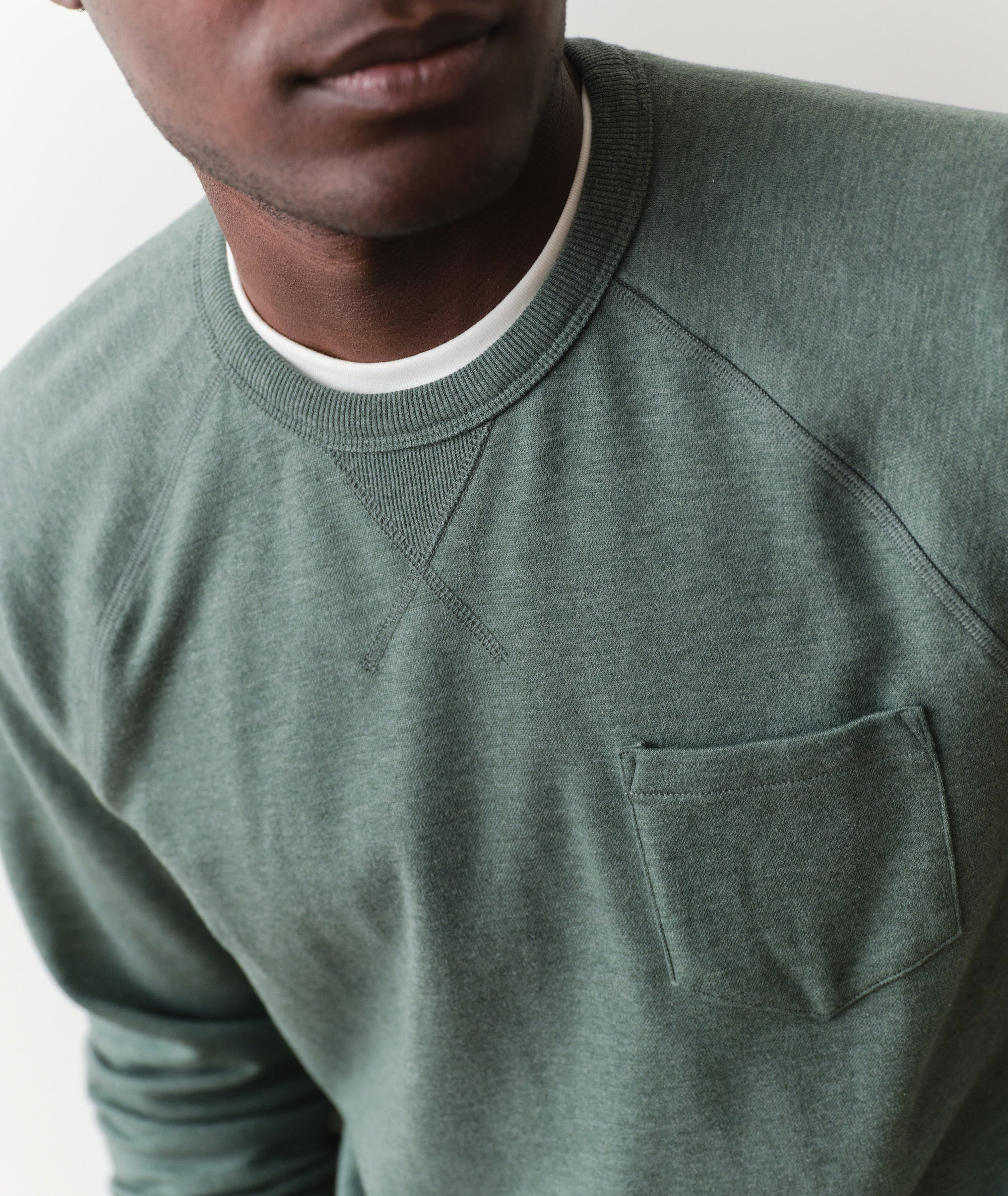 Forest Green Raglan Pacifica Stretch Raglan – Marine Layer