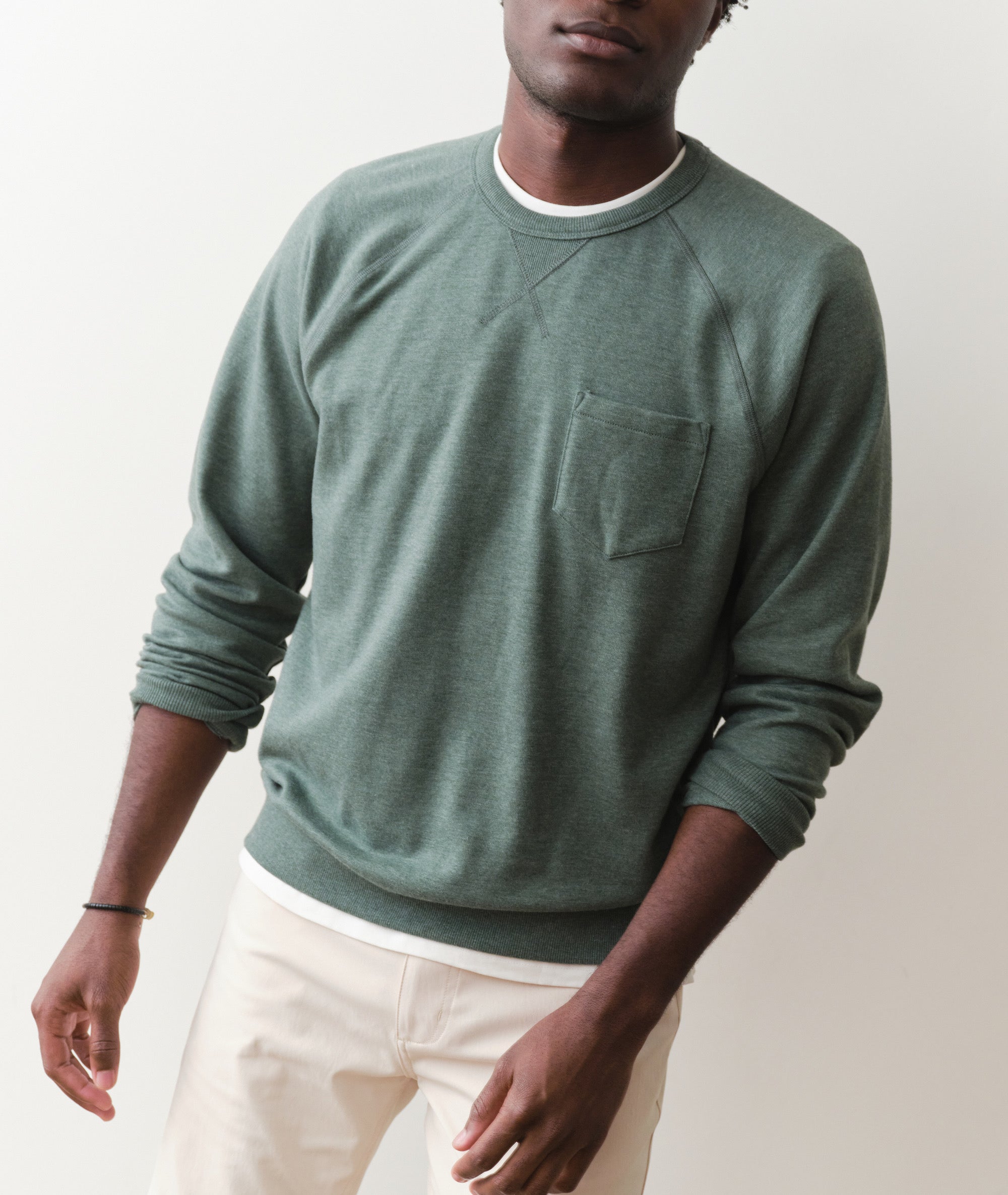 Forest Green Raglan Pacifica Stretch Raglan – Marine Layer