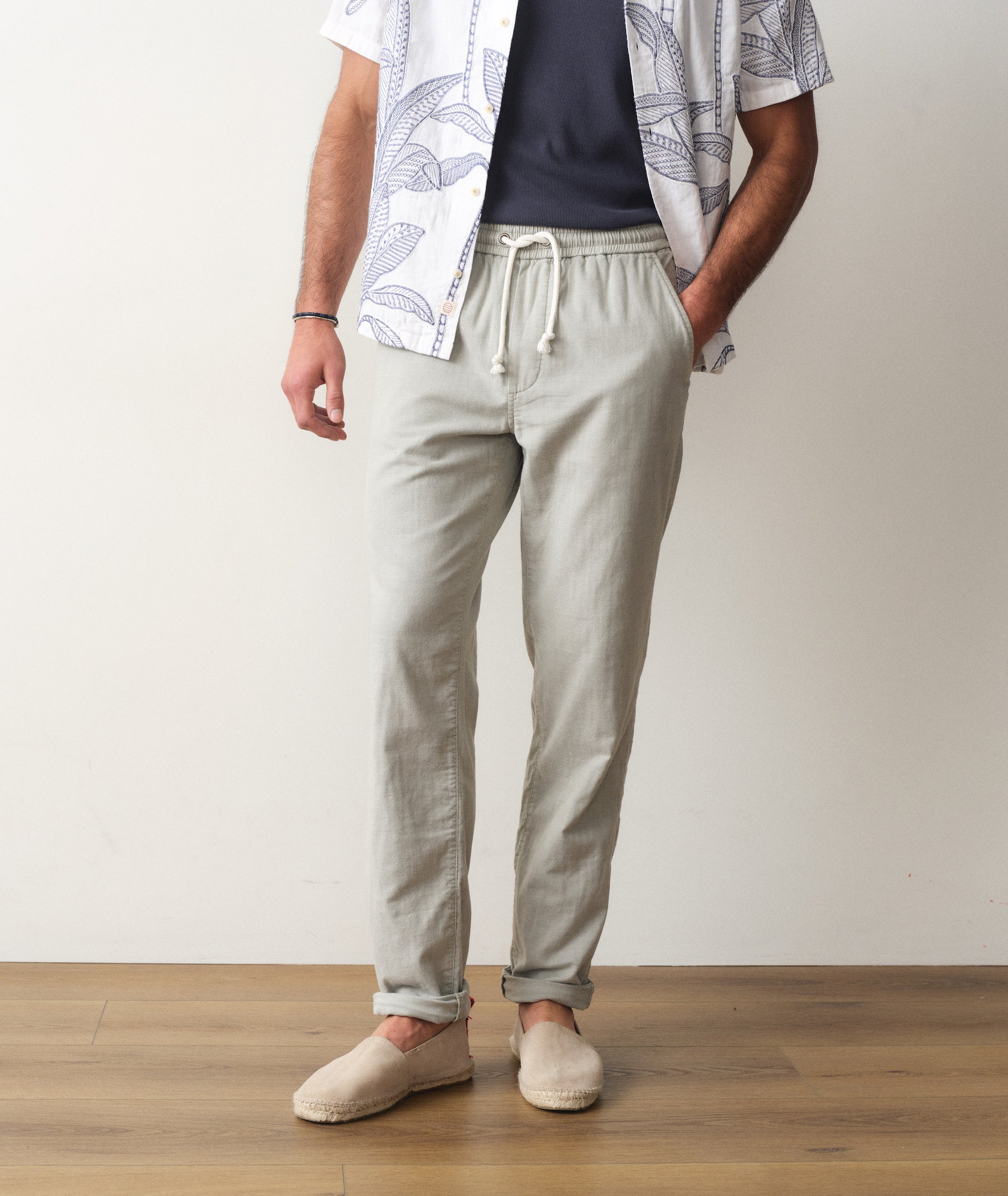 Marine Layer Saturday Stretch Beach Pant Faded Vetiver / L Marine Layer Saturday Stretch Beach Pant Faded Vetiver / L