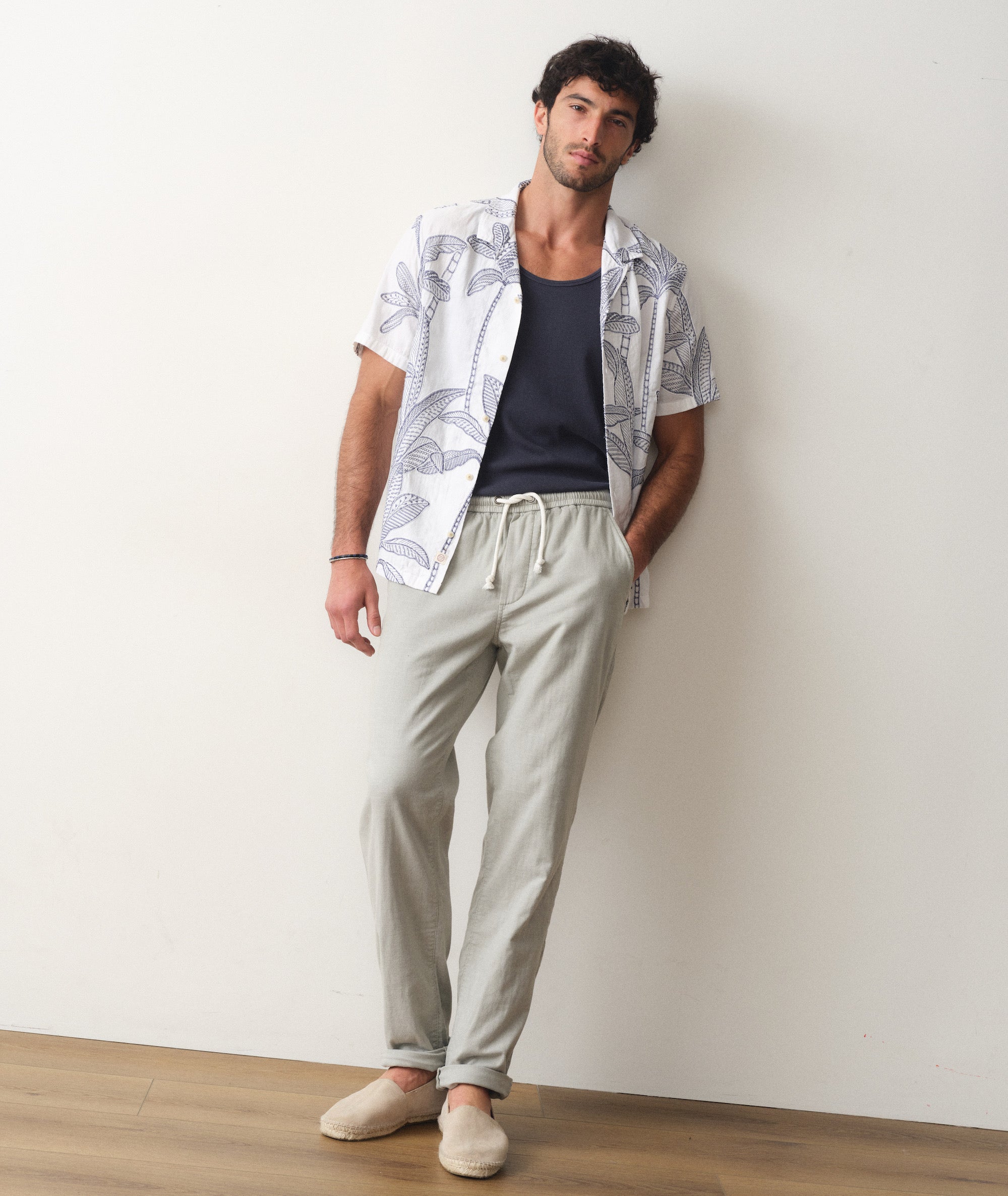 Marine Layer Saturday Stretch Beach Pant Faded Vetiver / L Marine Layer Saturday Stretch Beach Pant Faded Vetiver / L