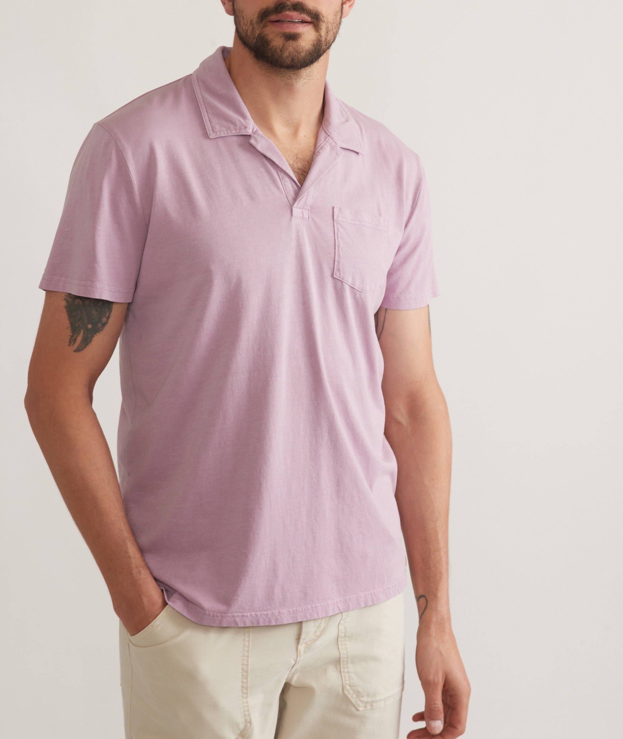 Sea Change Cotton Polo Marine Layer