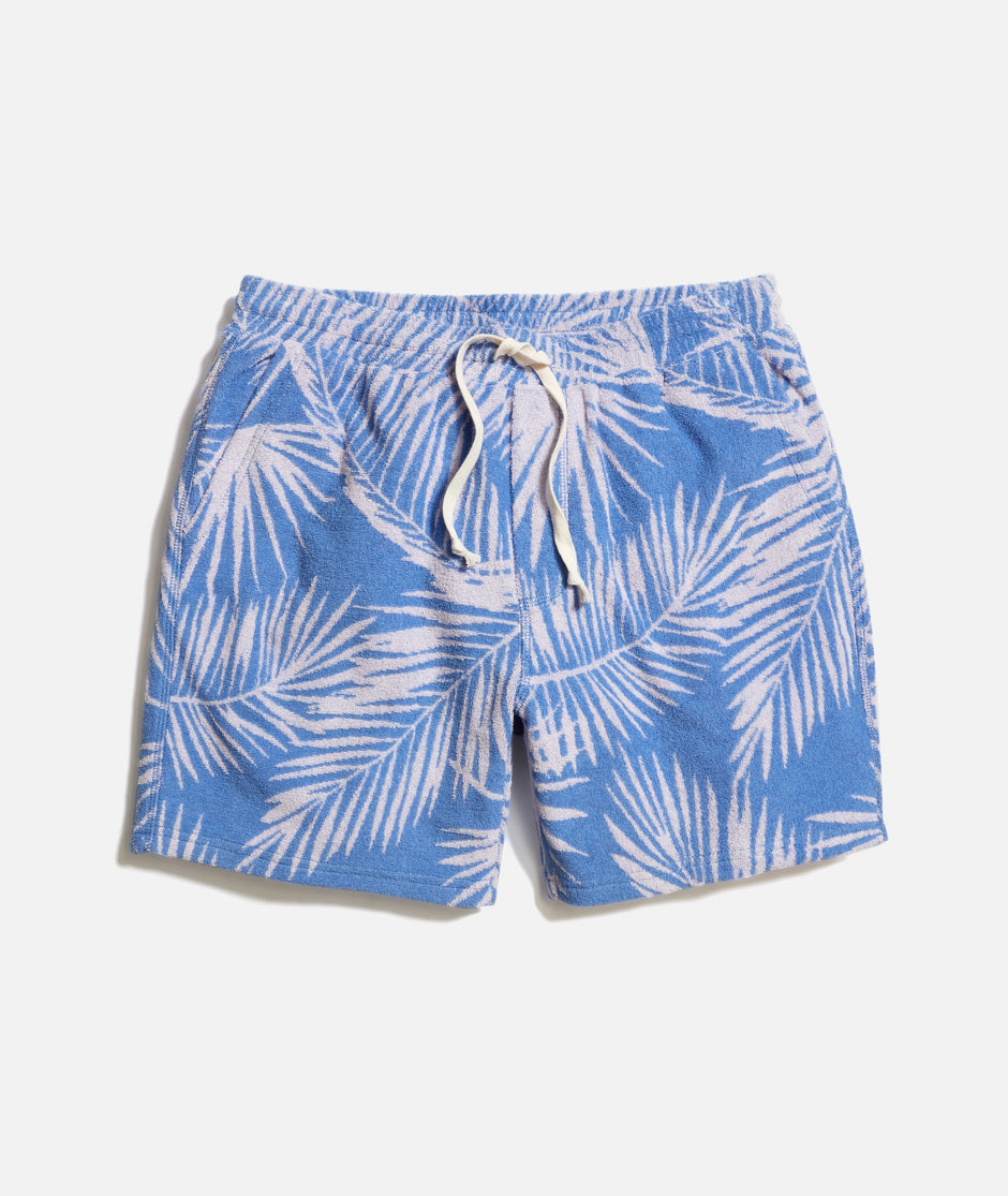 Terry Out Jacquard Short 6"