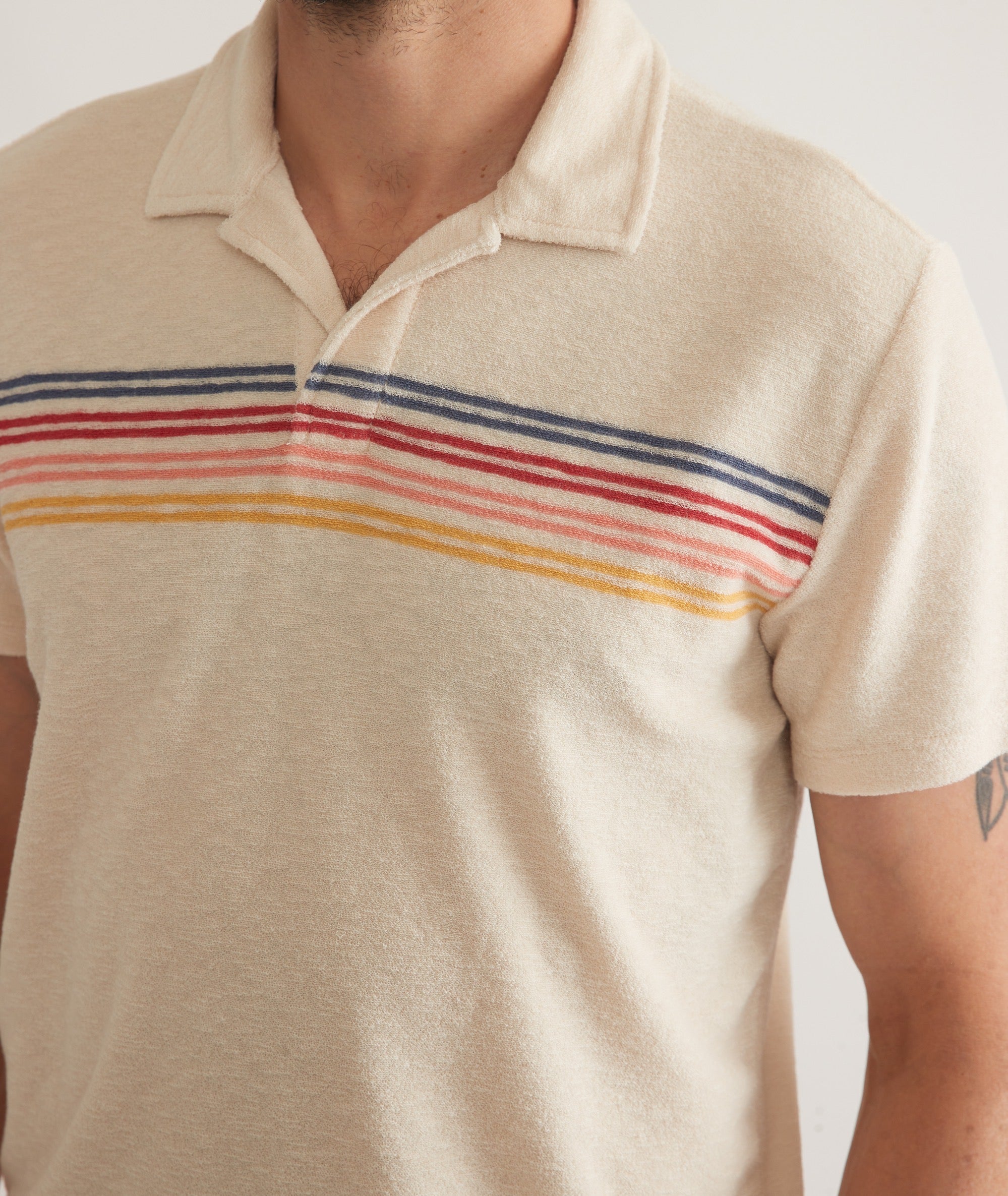 Layered polo shirts clearance