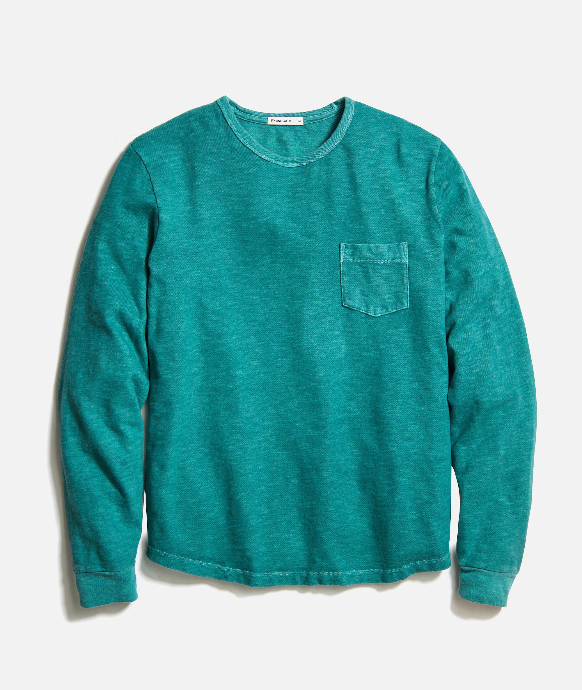 Vintage Heavy Slub Long Sleeve Pocket Tee