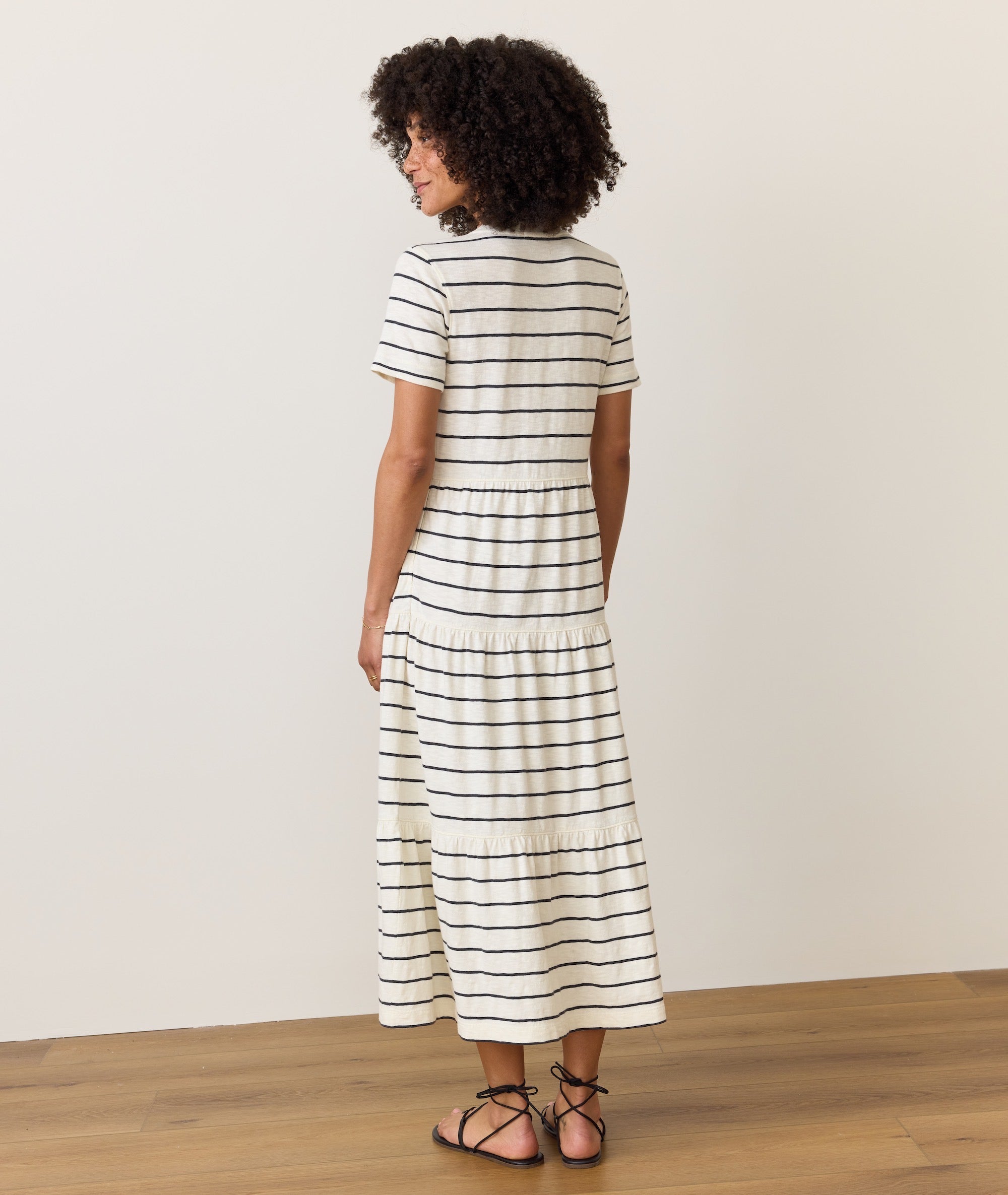 Sadie Vintage Slub Midi Dress