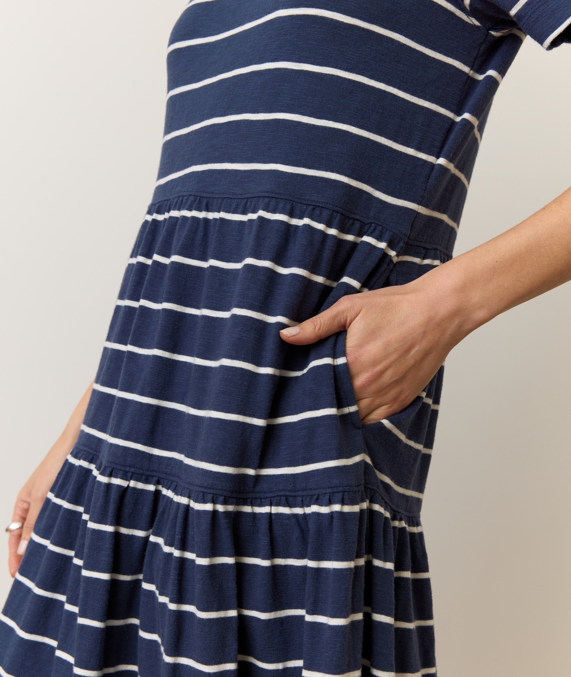 Sadie Vintage Slub Midi Dress