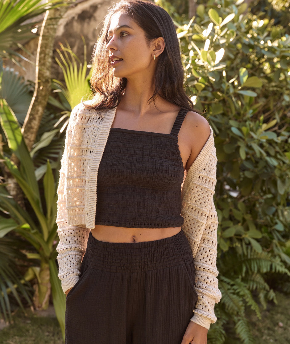 Lila Double Cloth Tank