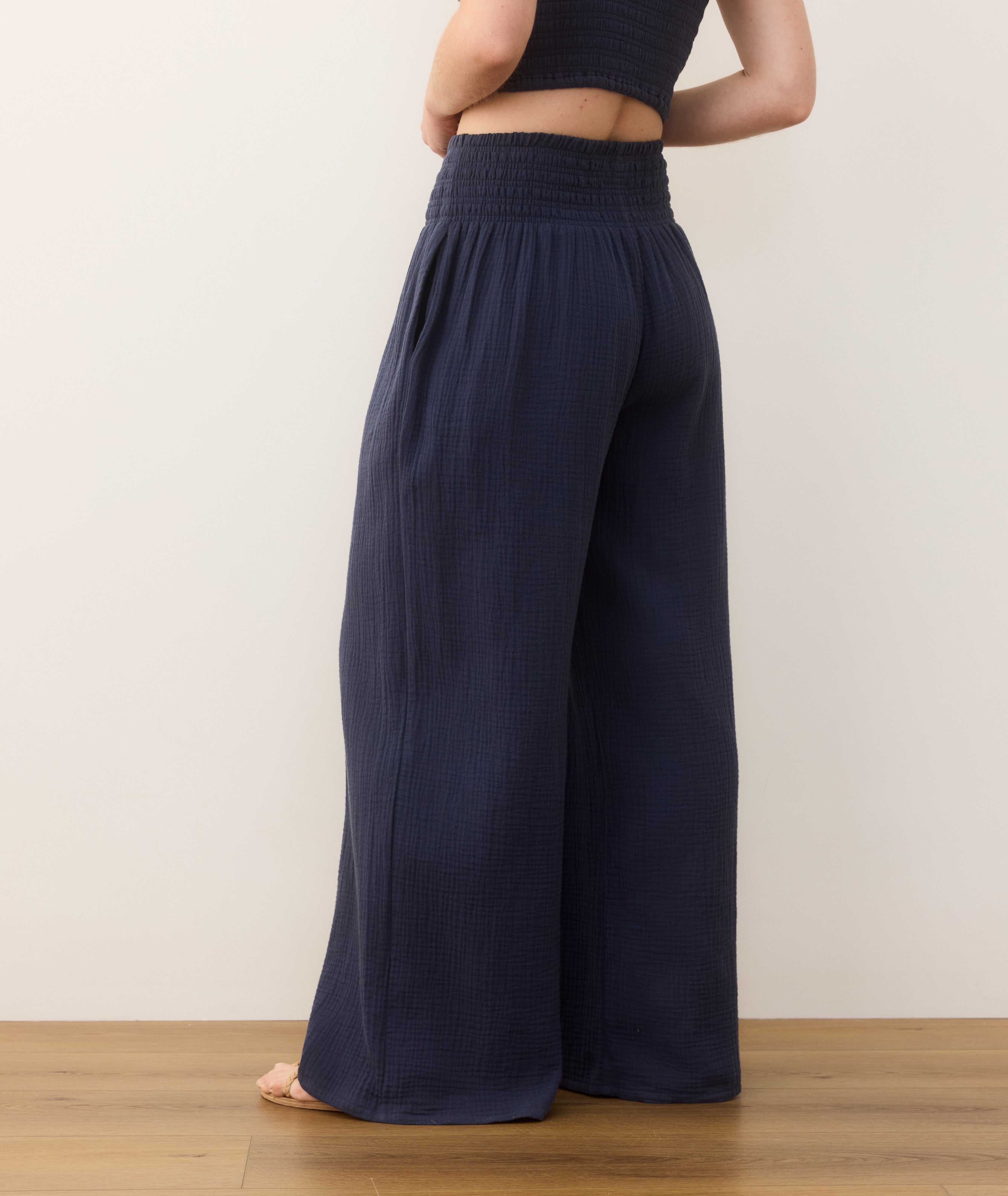 Sophia Double Cloth Palazzo Pant