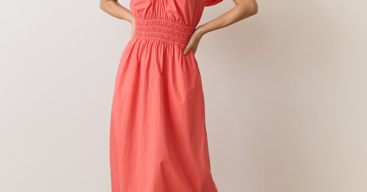Emery Poplin Midi Dress – Marine Layer