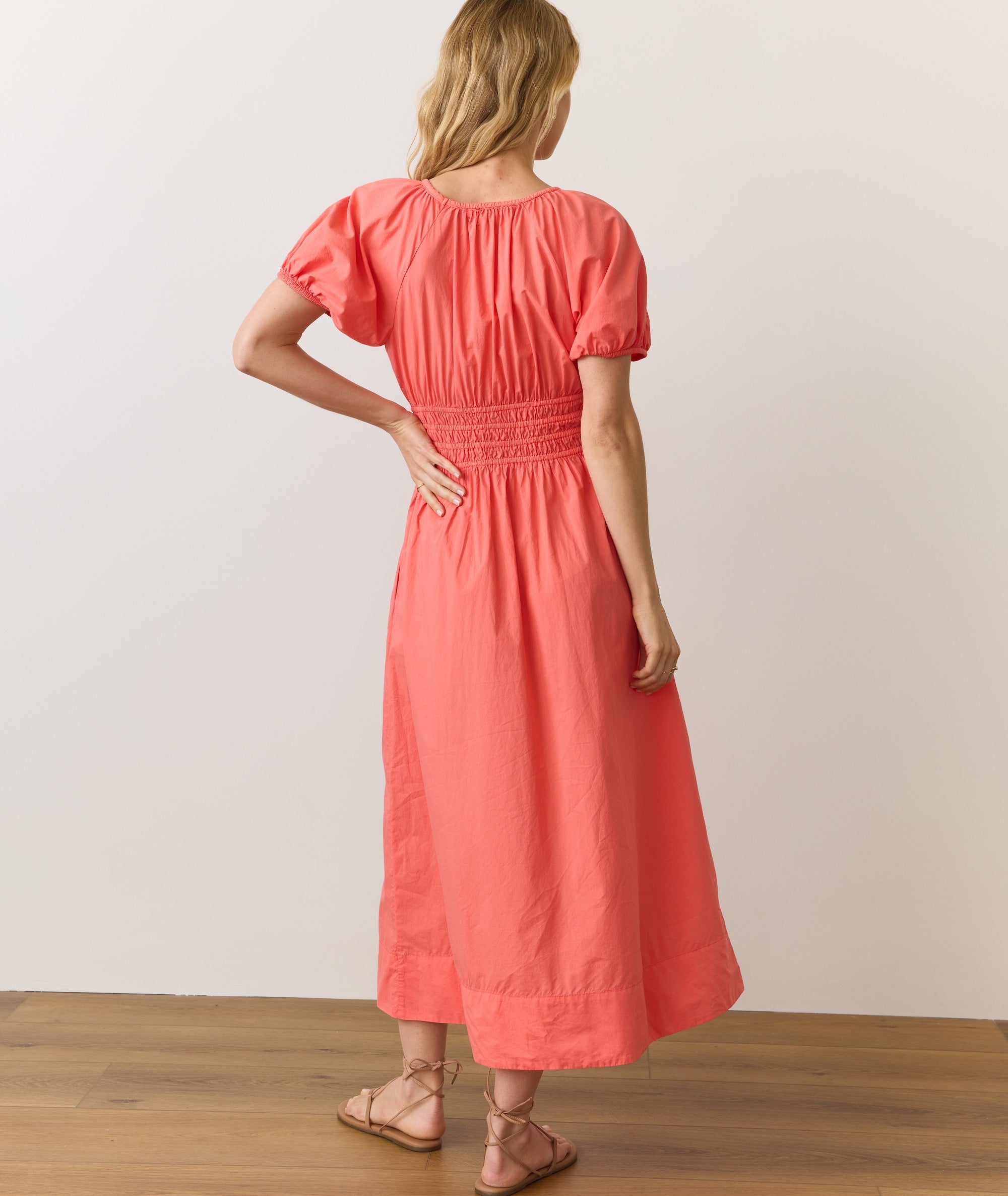 Emery Poplin Midi Dress