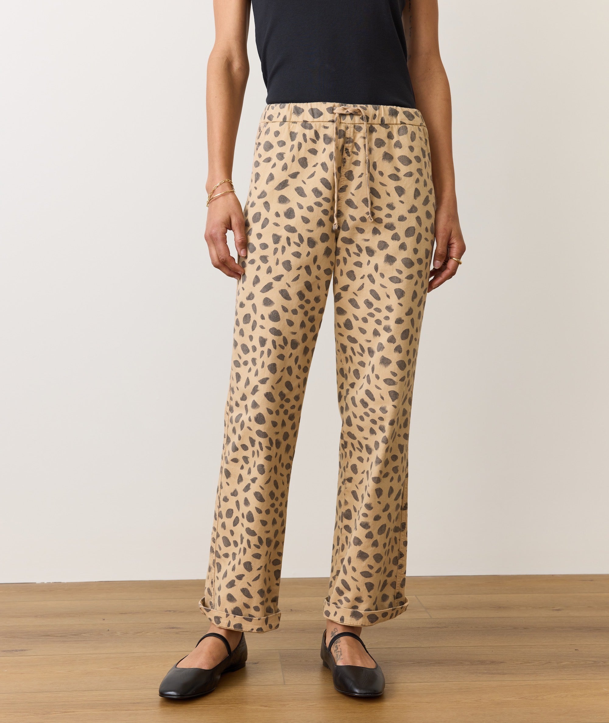 Denim Drawstring Pant