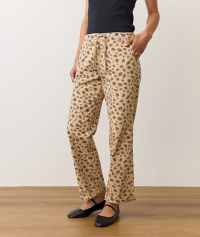 Denim Drawstring Pant