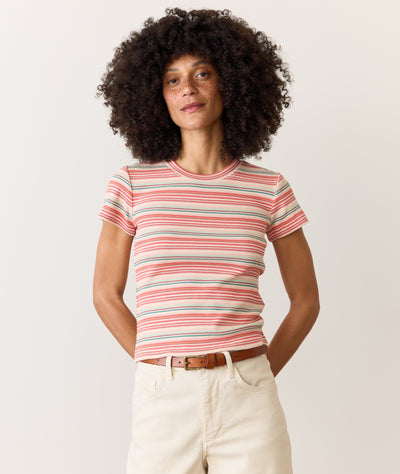 Lexi Rib Sun-In Crew Tee