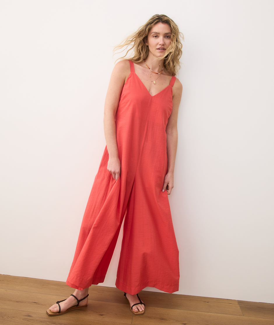 Cari V-Neck Jumpsuit