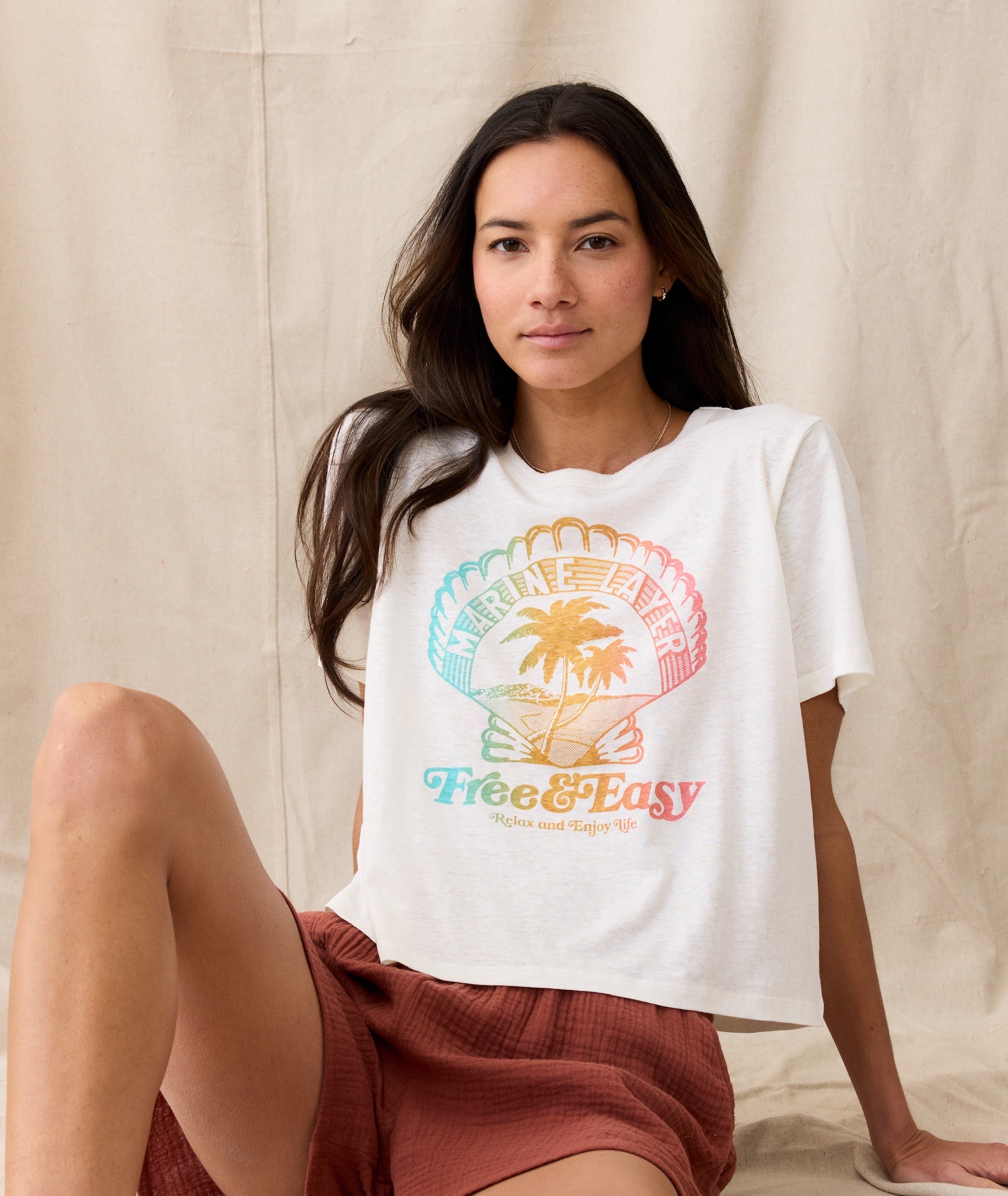 ML x Free & Easy Crop Graphic Tee