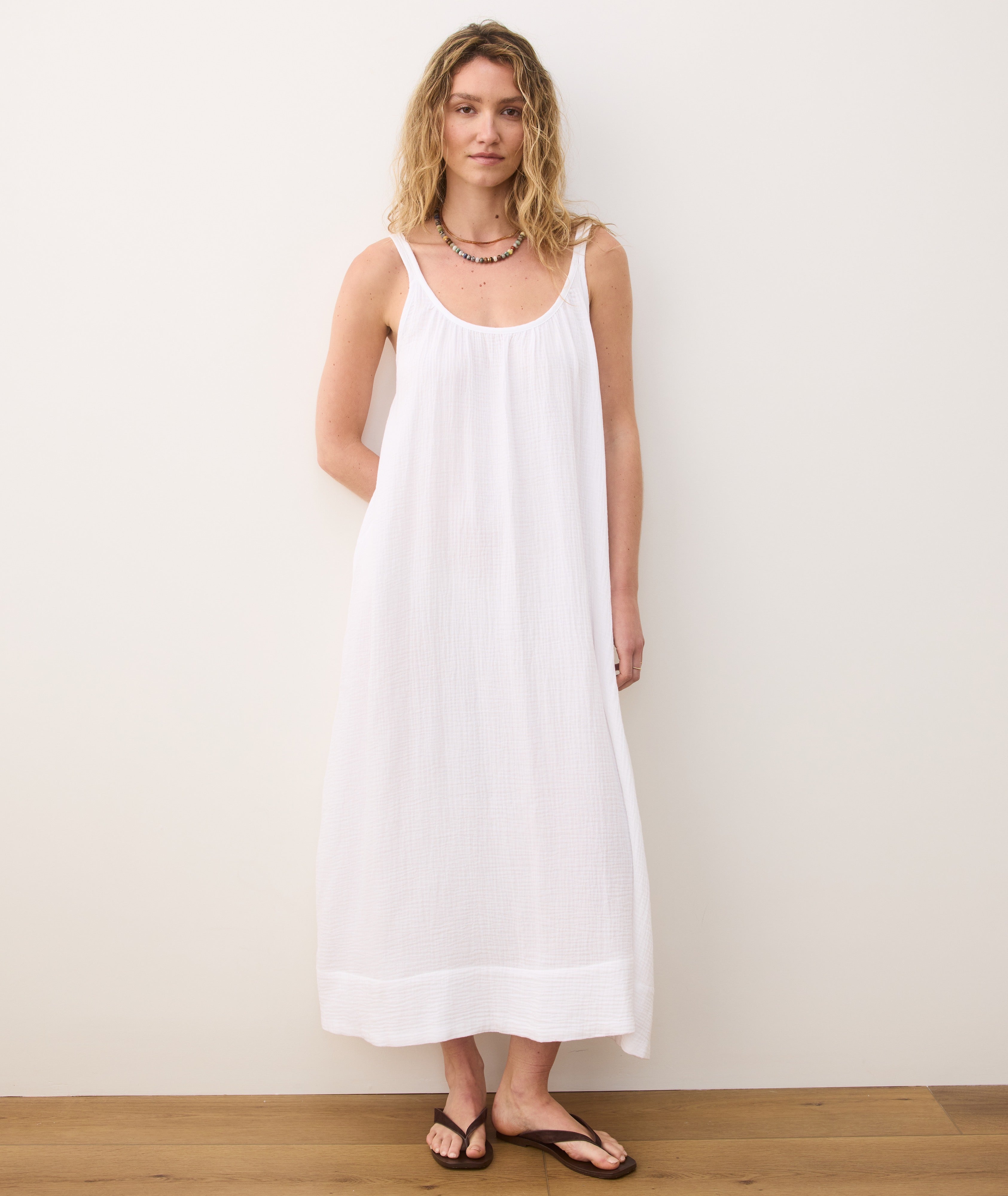 Millie Relaxed Double Cloth Maxi Dress