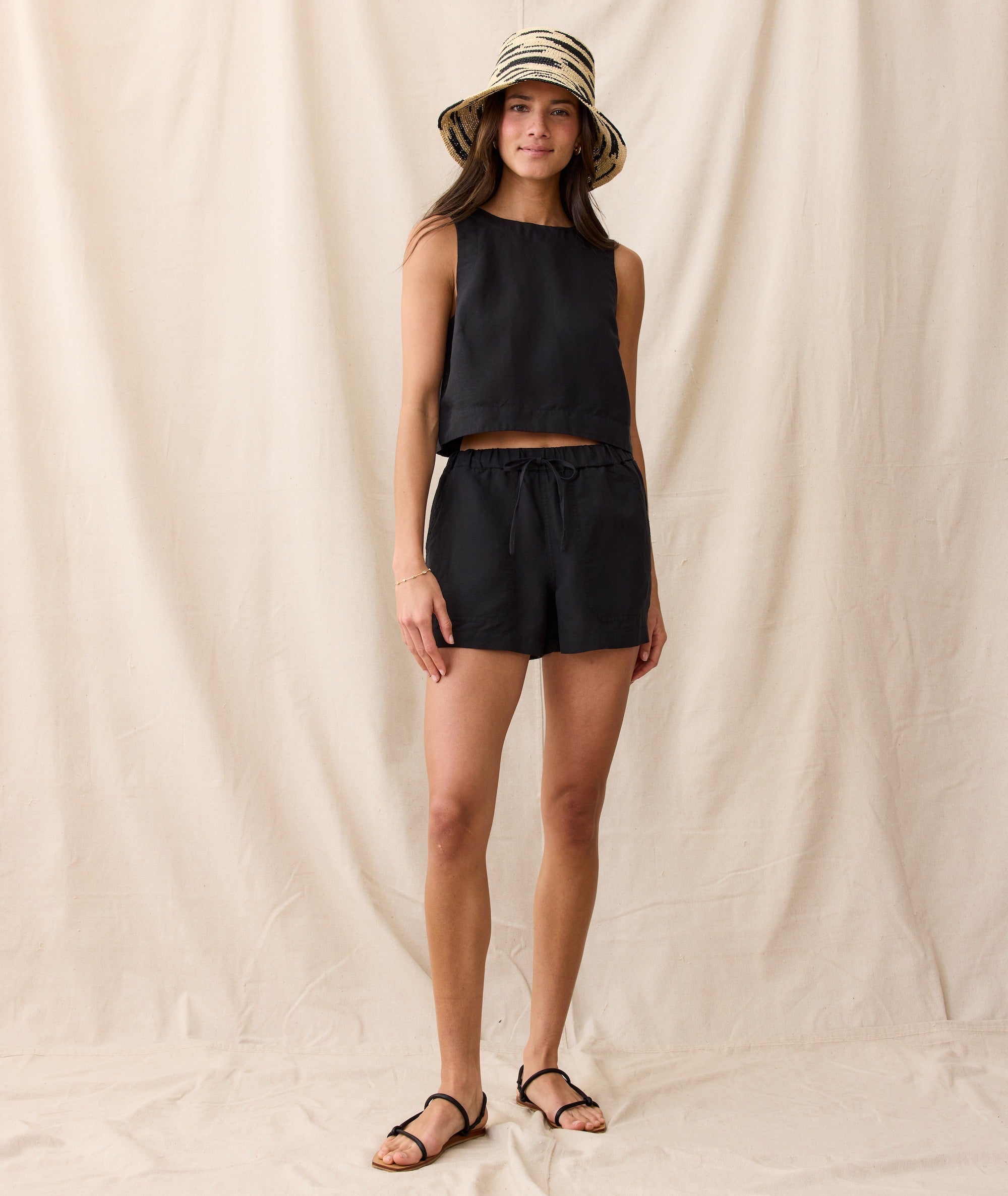 Drawstring Linen Short Set Linen Drawstring Short – Marine Layer