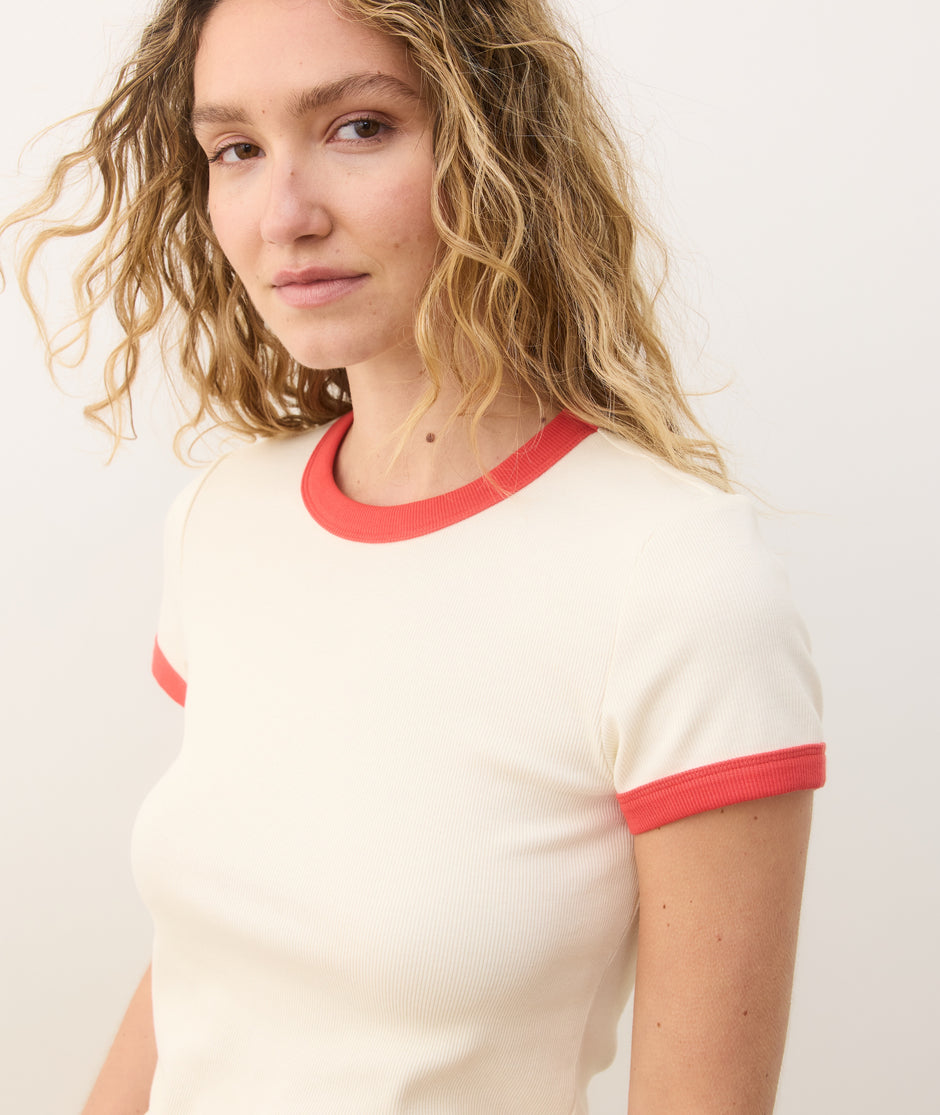 Lexi Rib Sun-In Crew Tee