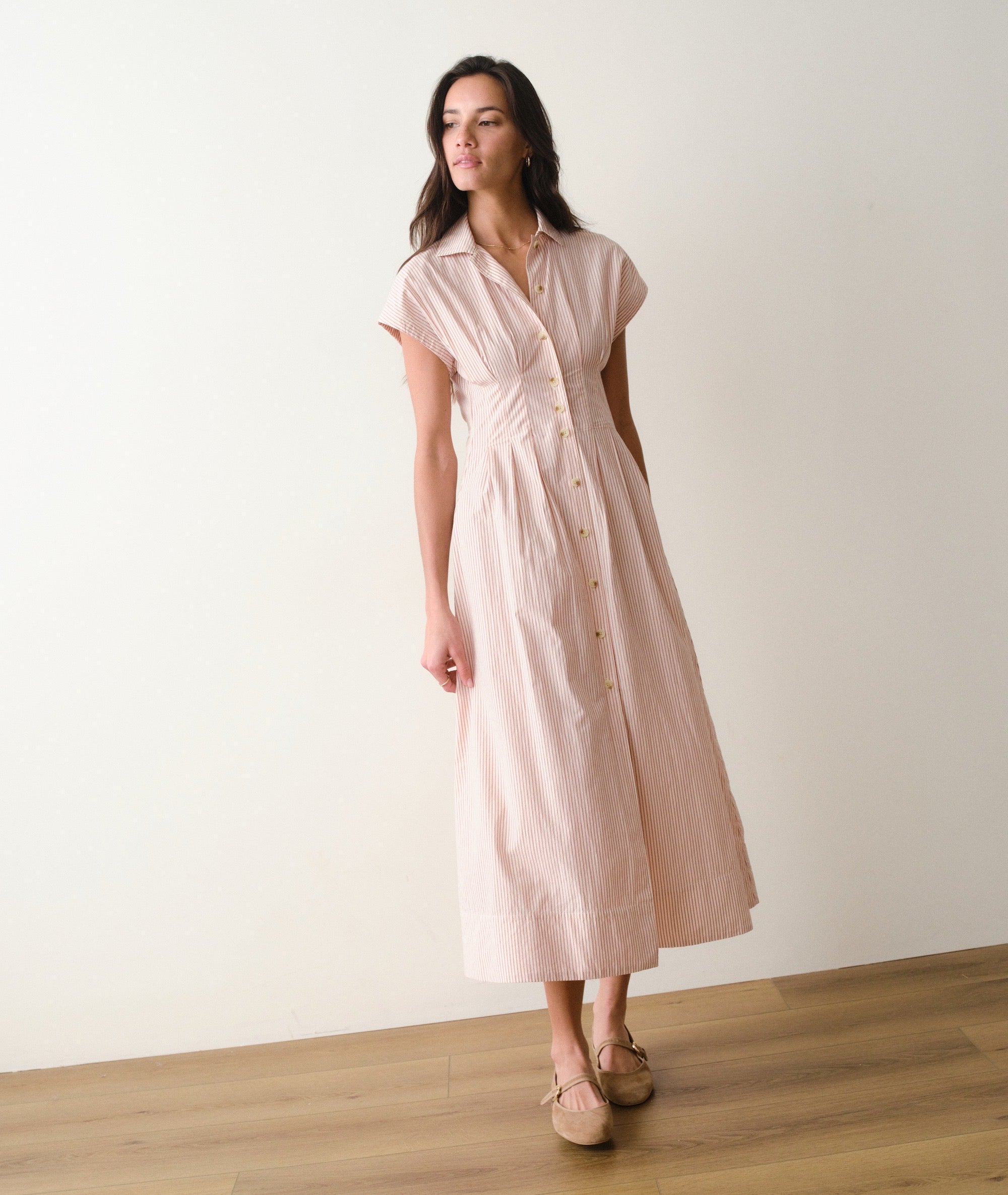 Arden Midi Shirt Dress