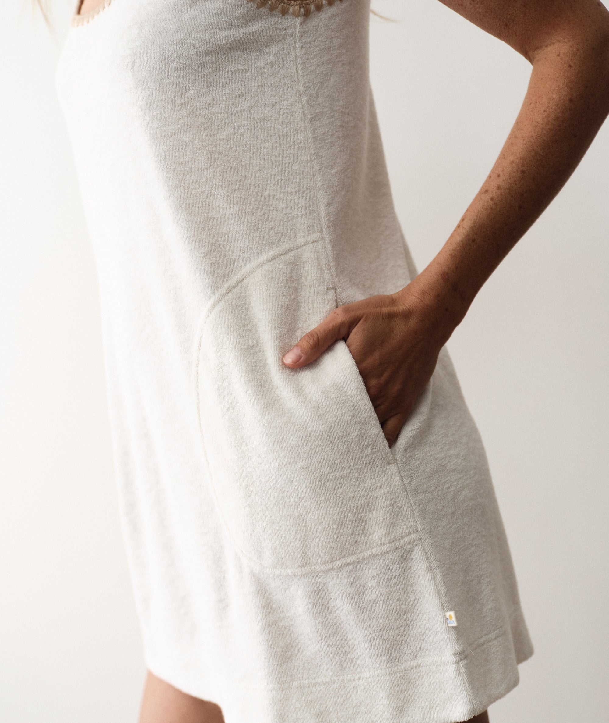 Women's Beach Terry Dress | White | Small by Marine Layer Women's Beach Terry Dress | White | Small by Marine Layer