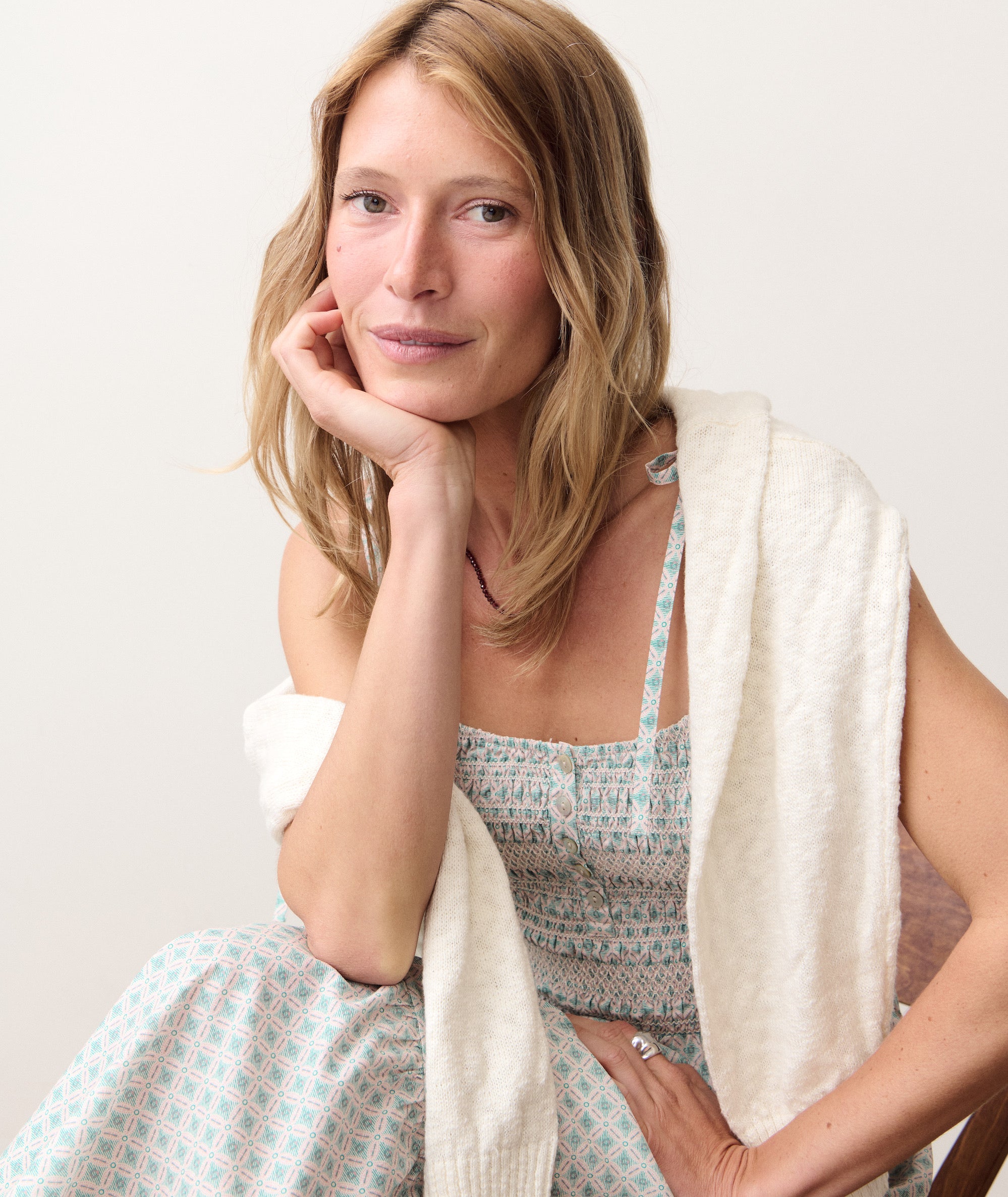 Women's Carmen Smocked Dress | Piazze Print Women's Carmen Smocked Dress | Piazze Print