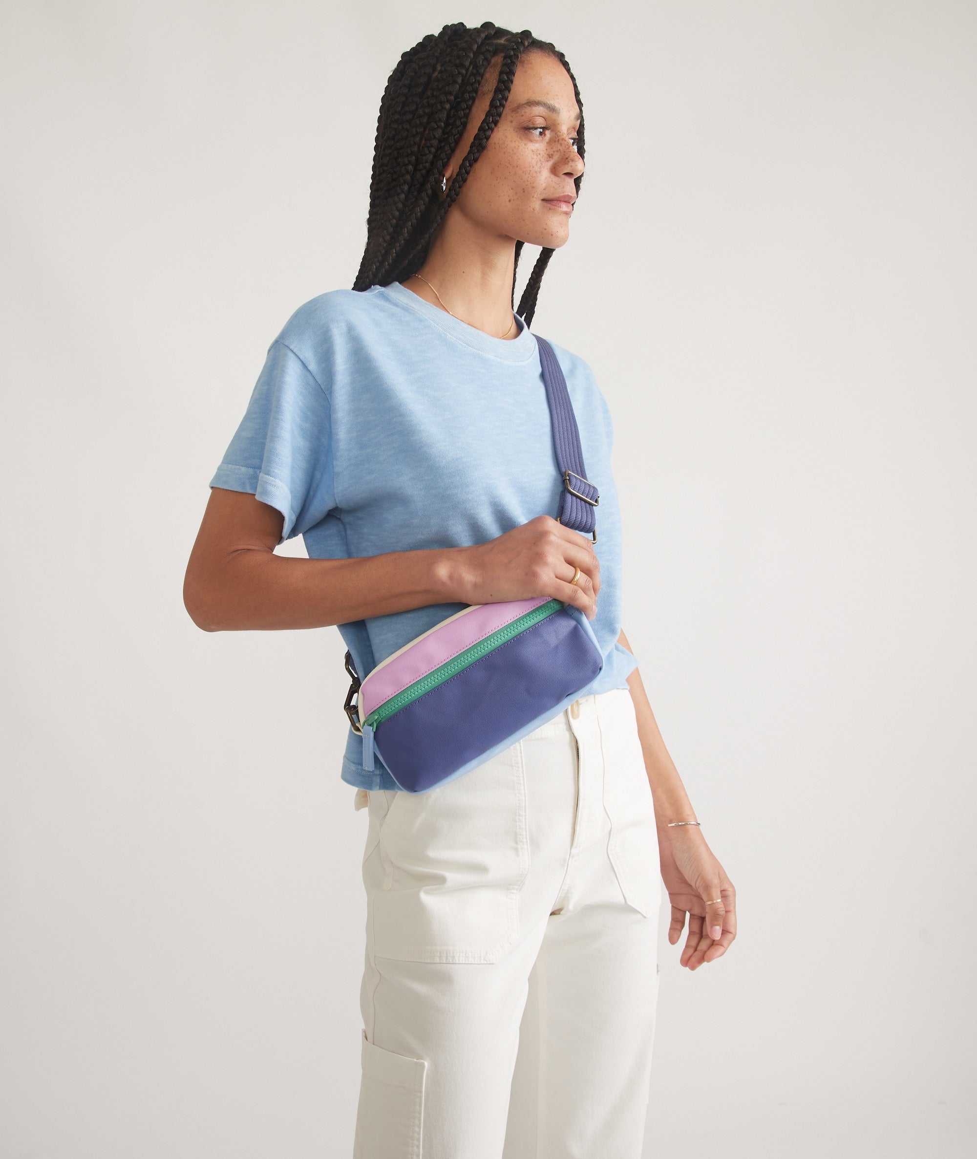 Colorblock Fanny Pack Marine Layer