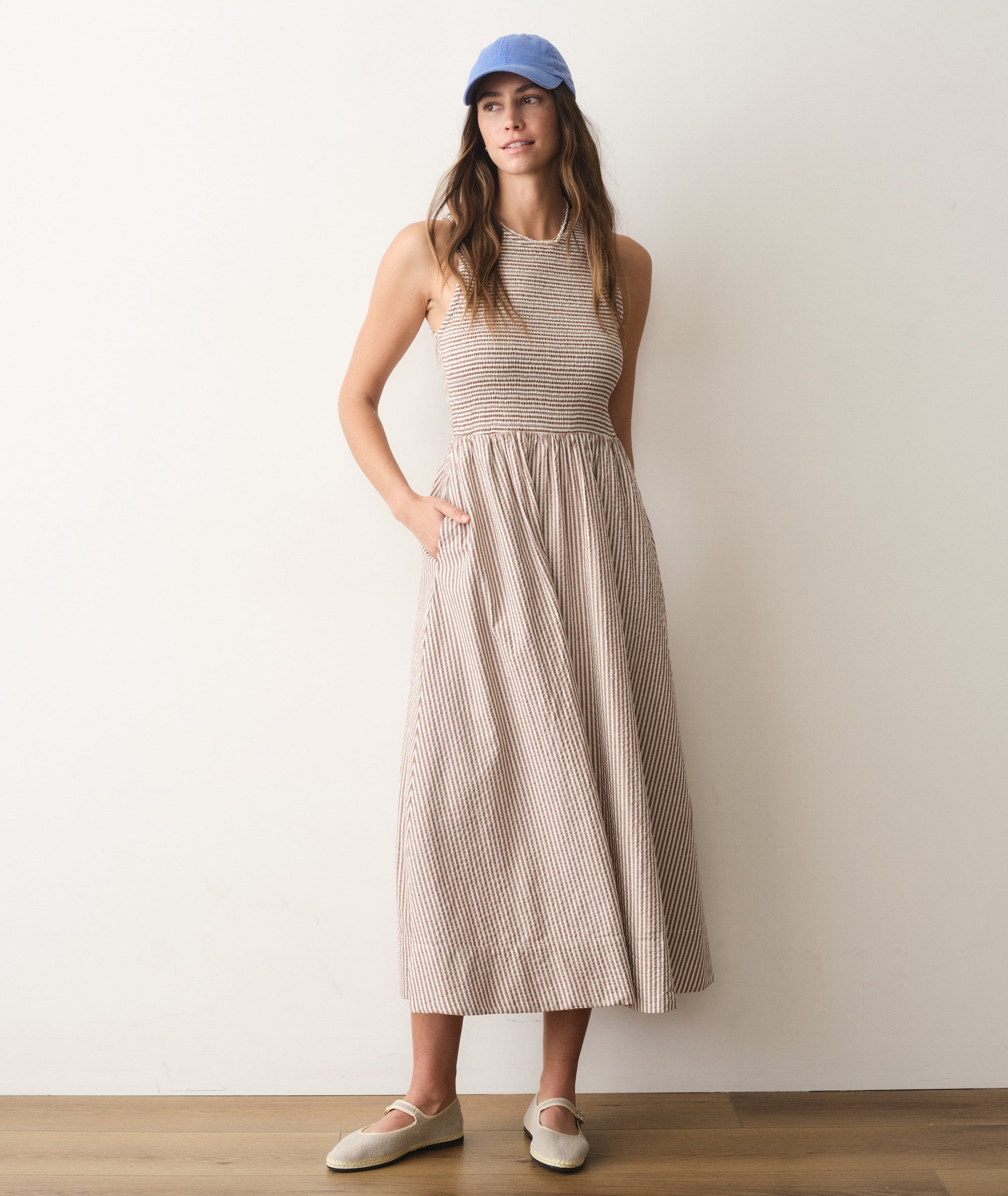 Marine Layer Darcy Seersucker Maxi Dress Marine Layer Darcy Seersucker Maxi Dress