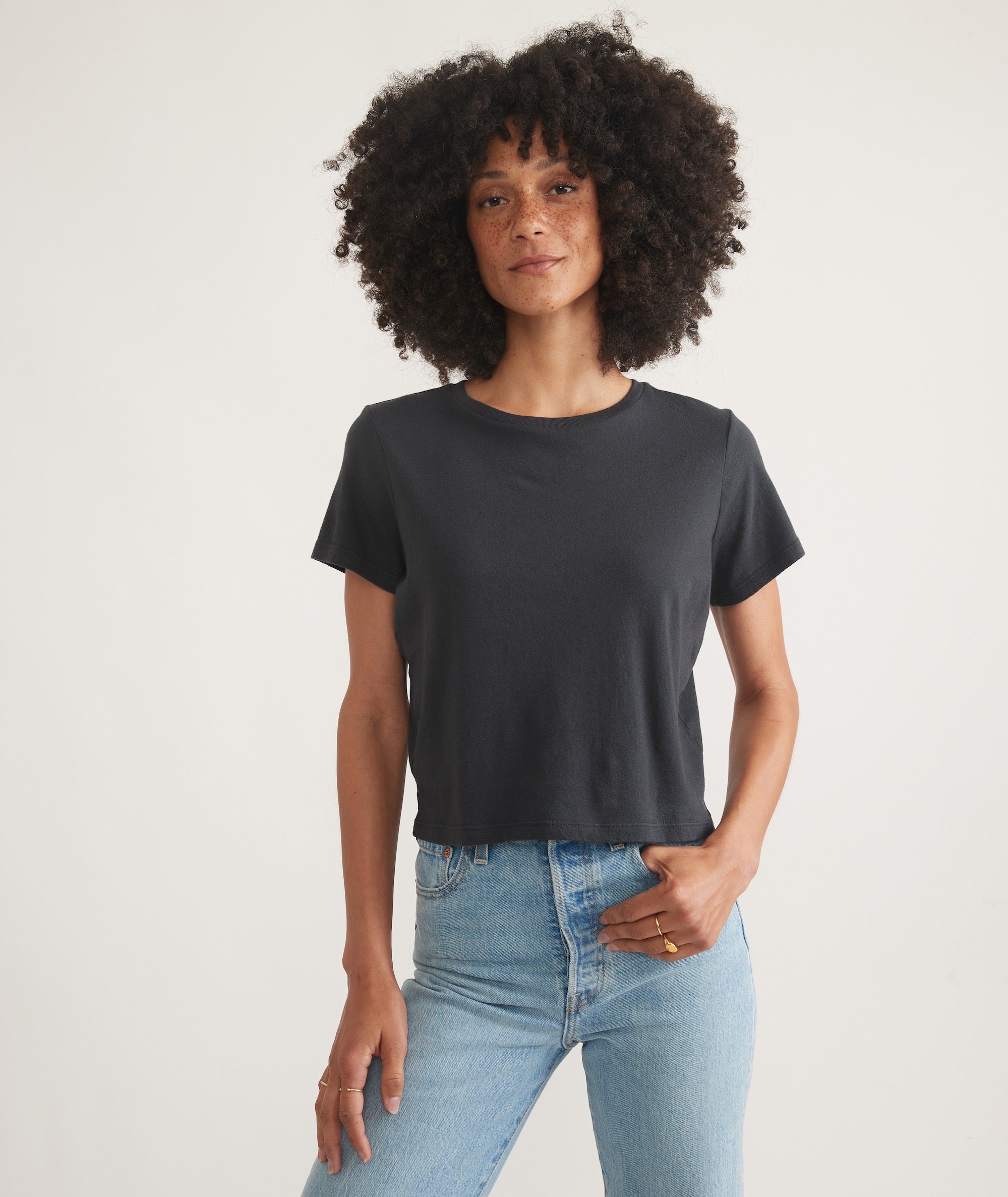 Cropped Crew Top