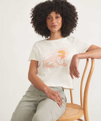 Easy Crop Graphic Tee