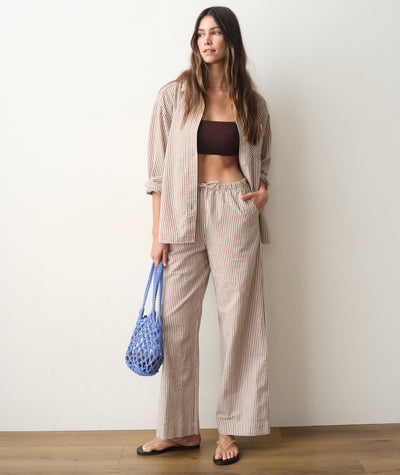 Josie Seersucker Drawstring Pant