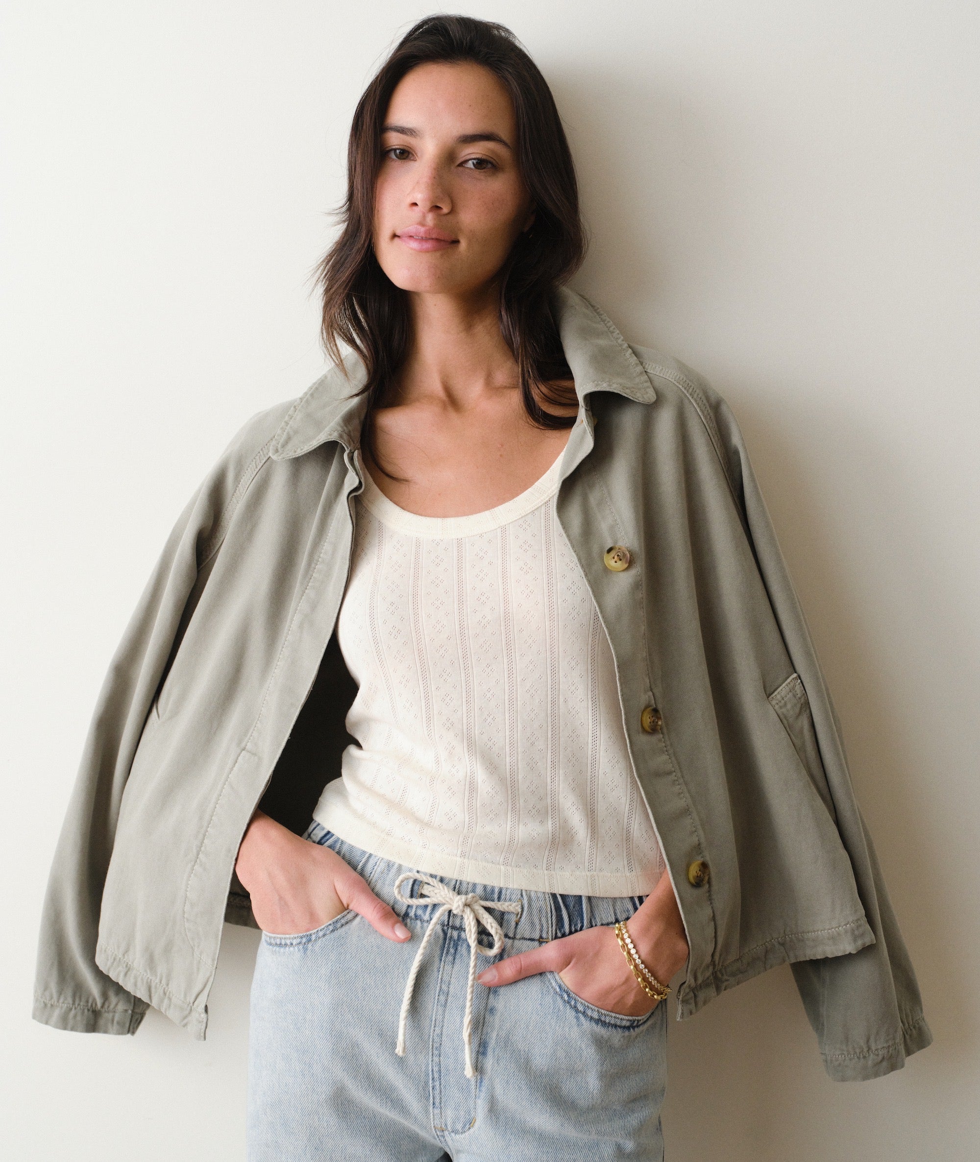 Lexi Pointelle Scoop Tee