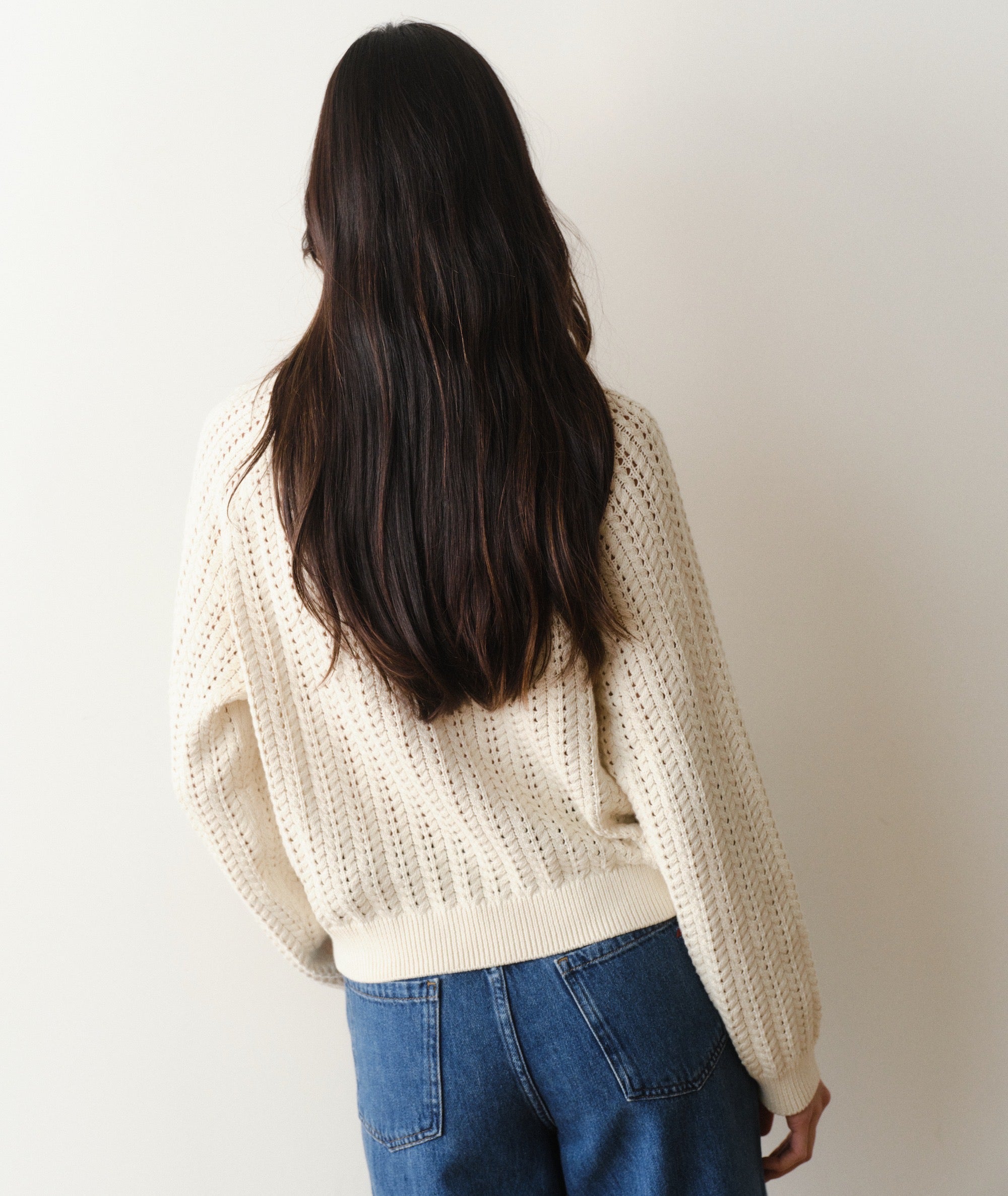 Mina Pointelle Sweater