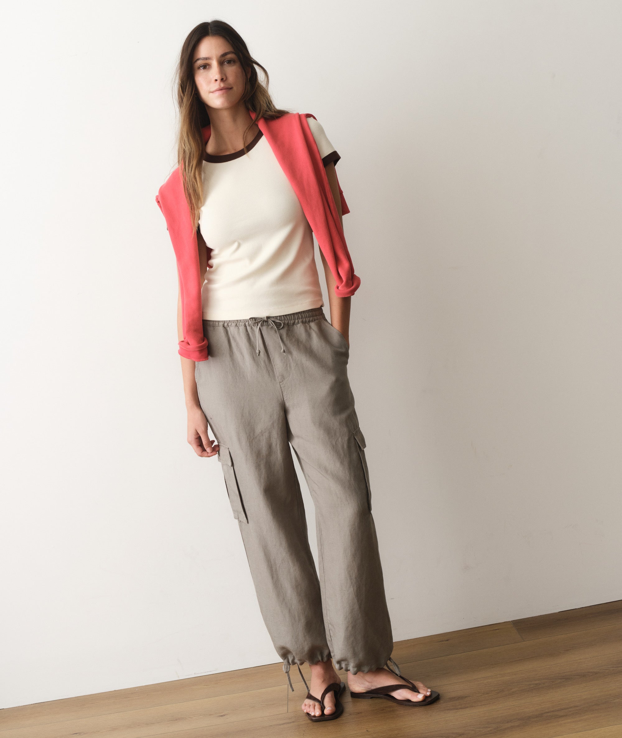 Linen Cargo Pant