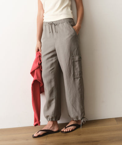 Linen Cargo Pant