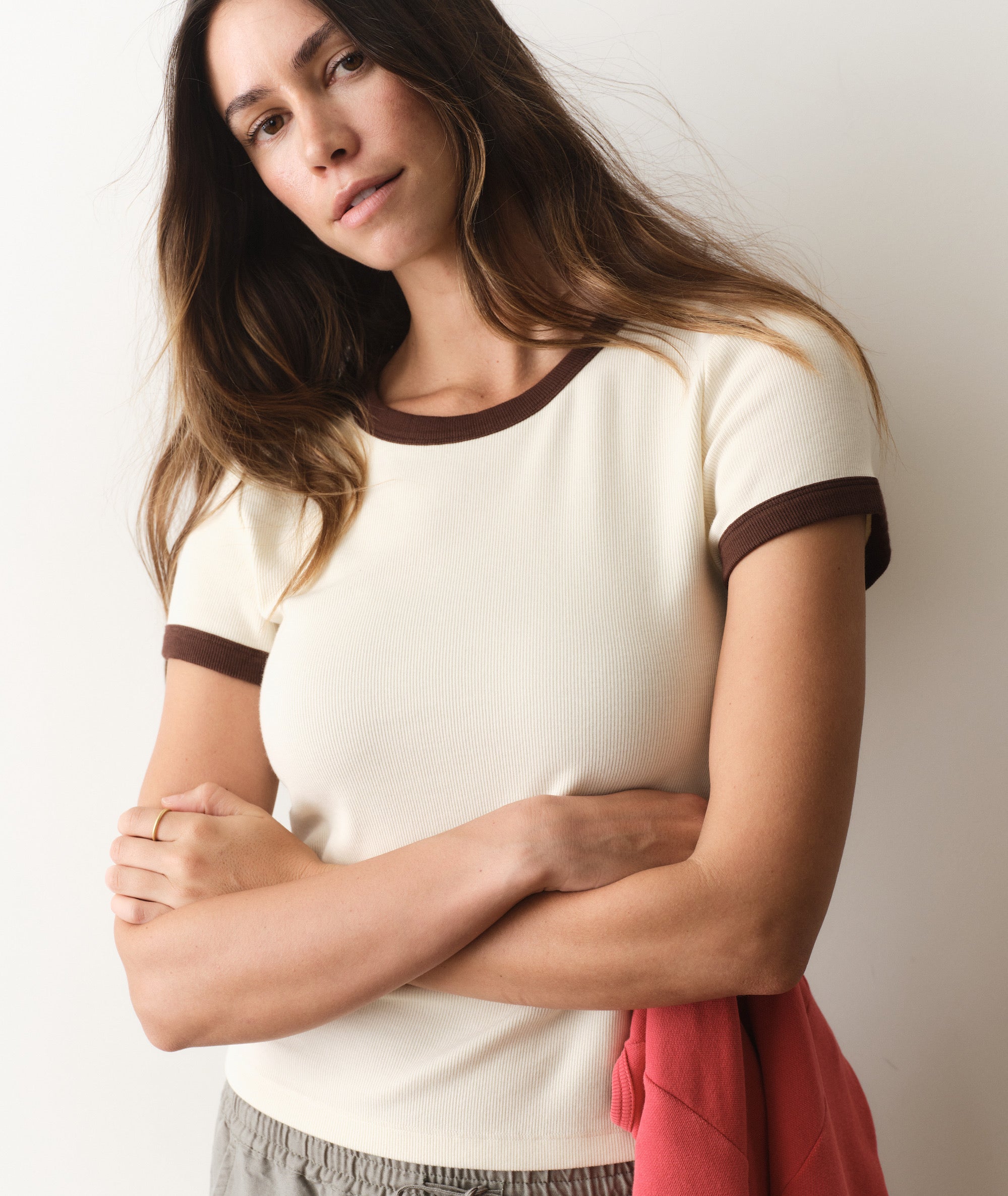 Bodyweb Ringer Tee Lexi Rib Ringer Tee – Marine Layer