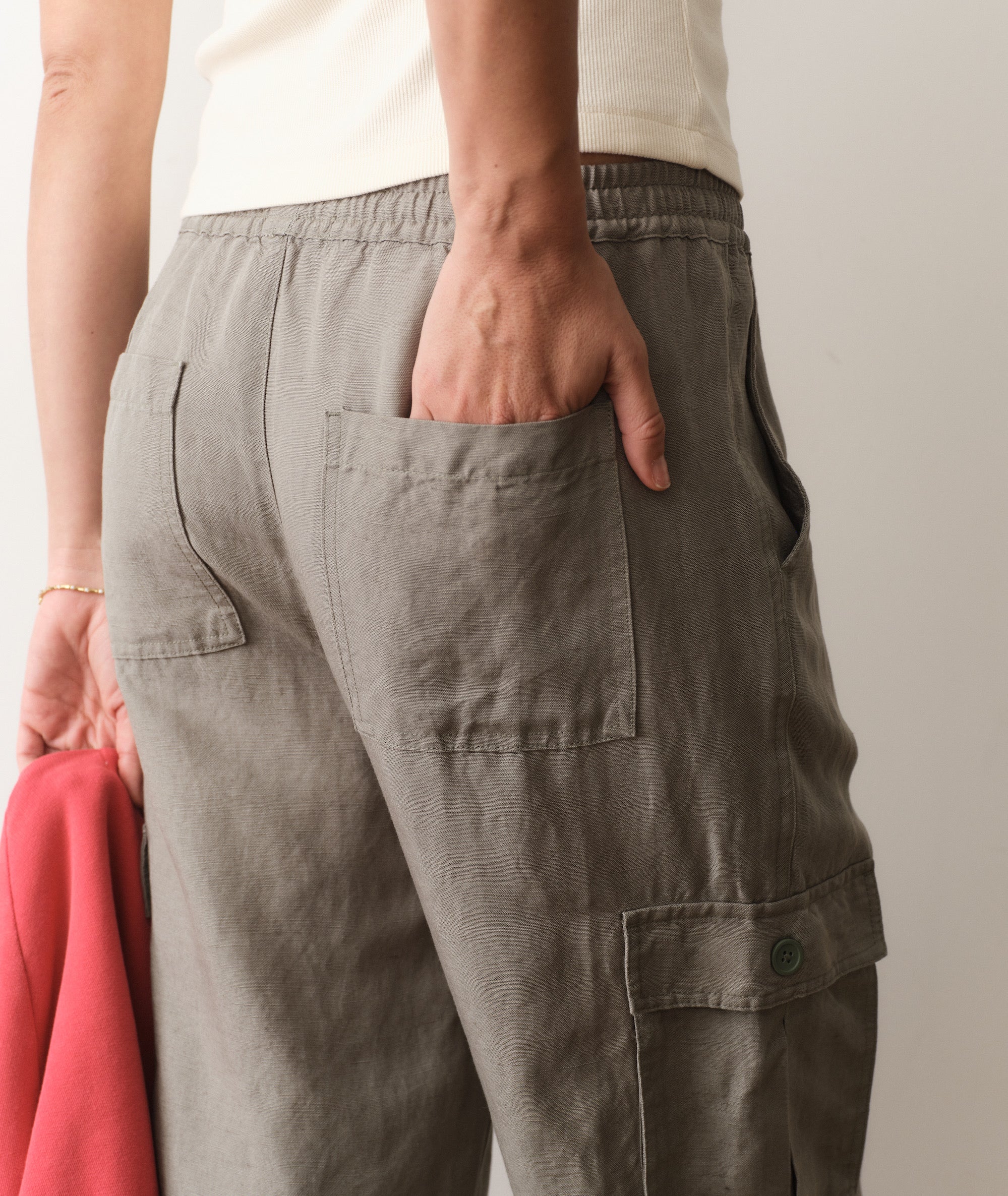 Linen Cargo Pant