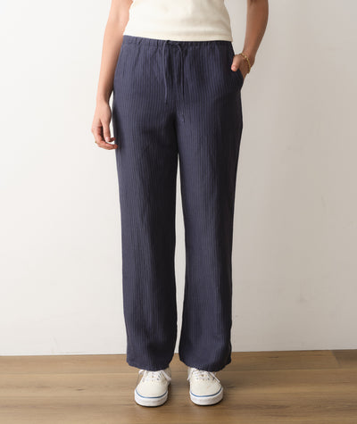 Linen Drawstring Pant
