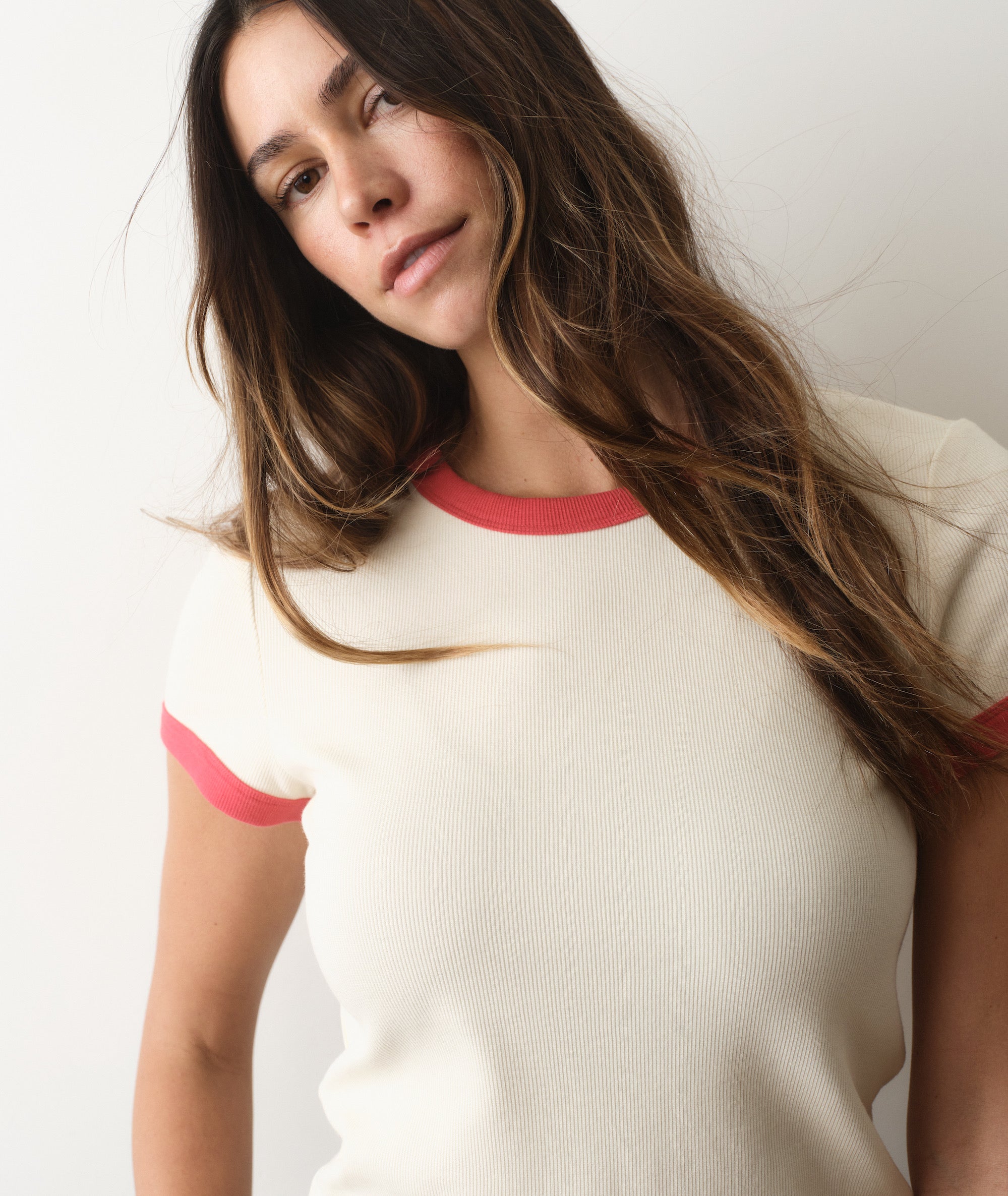 Lexi Rib Ringer Tee