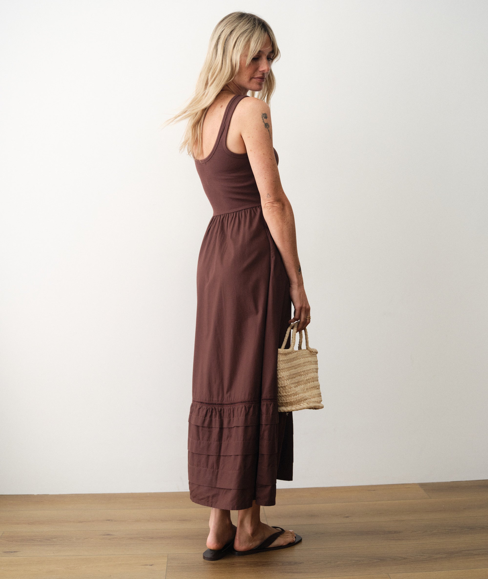 ribbed split dress Red Rib Split Maxi Gemini Dress XXL