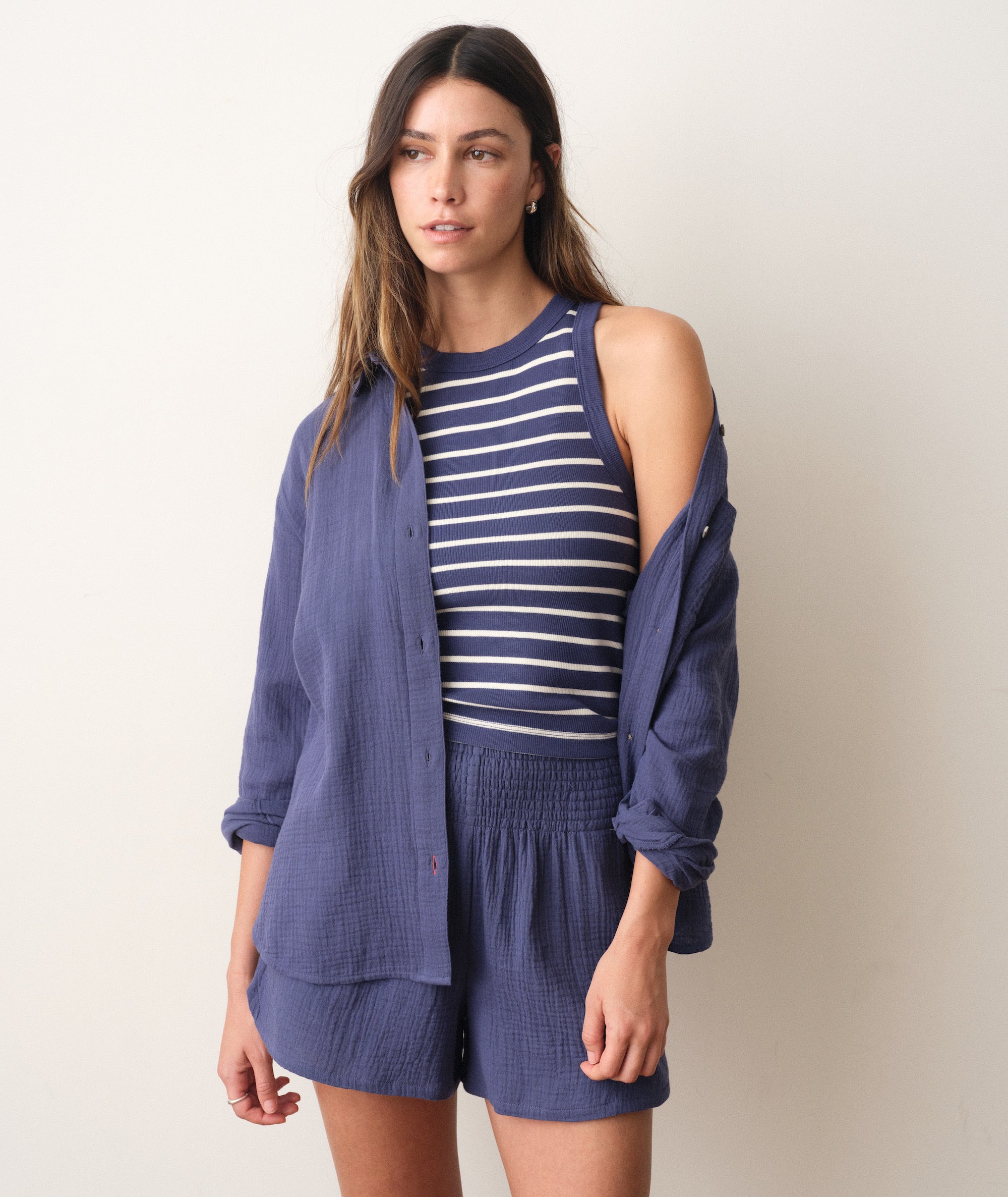 Lexi Rib High Neck Tank