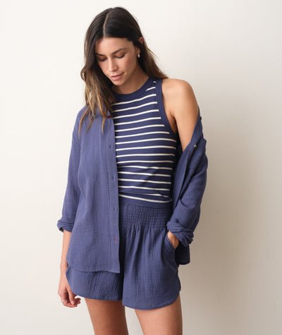 Lexi Rib High Neck Tank