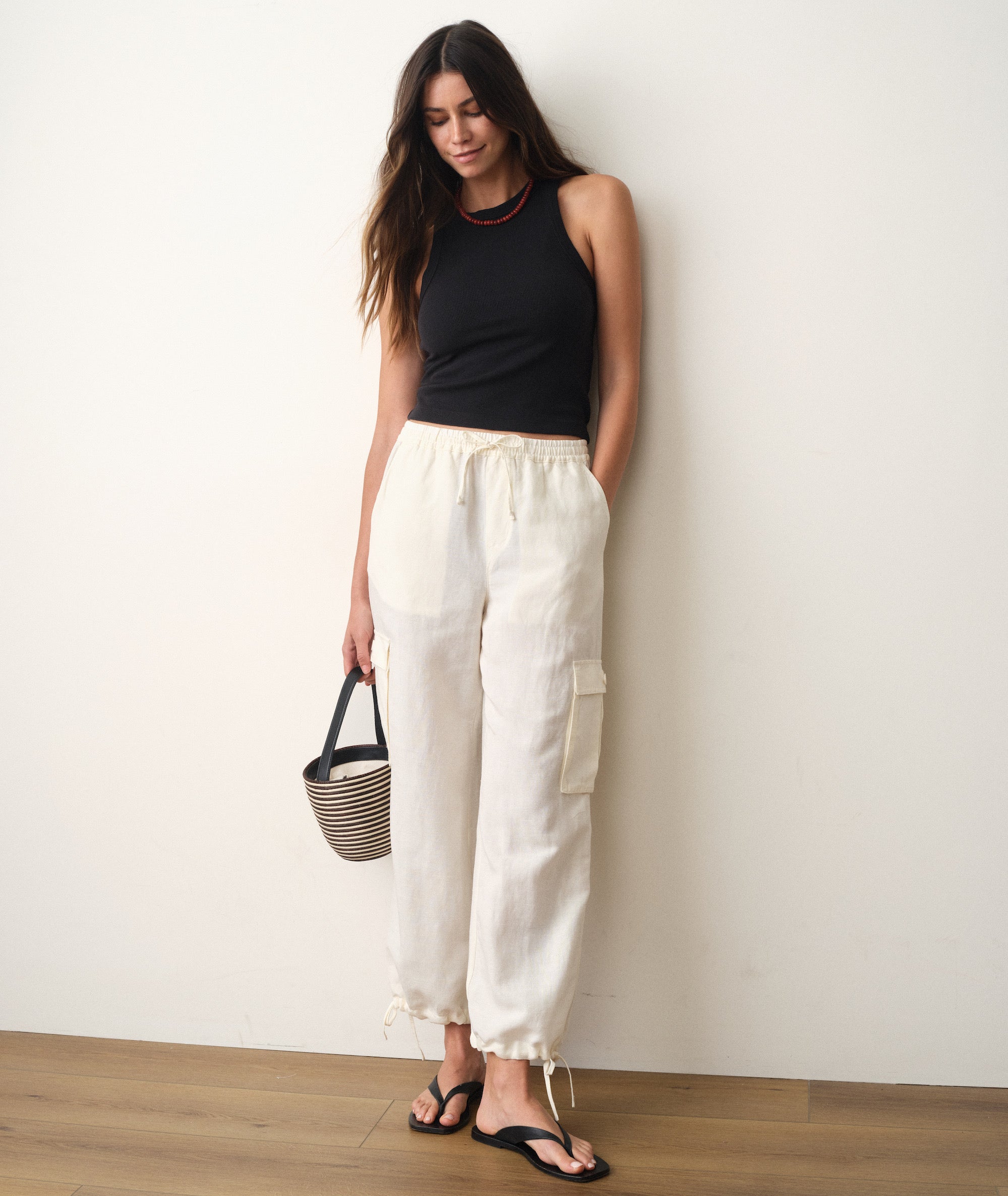 Linen Cargo Pant