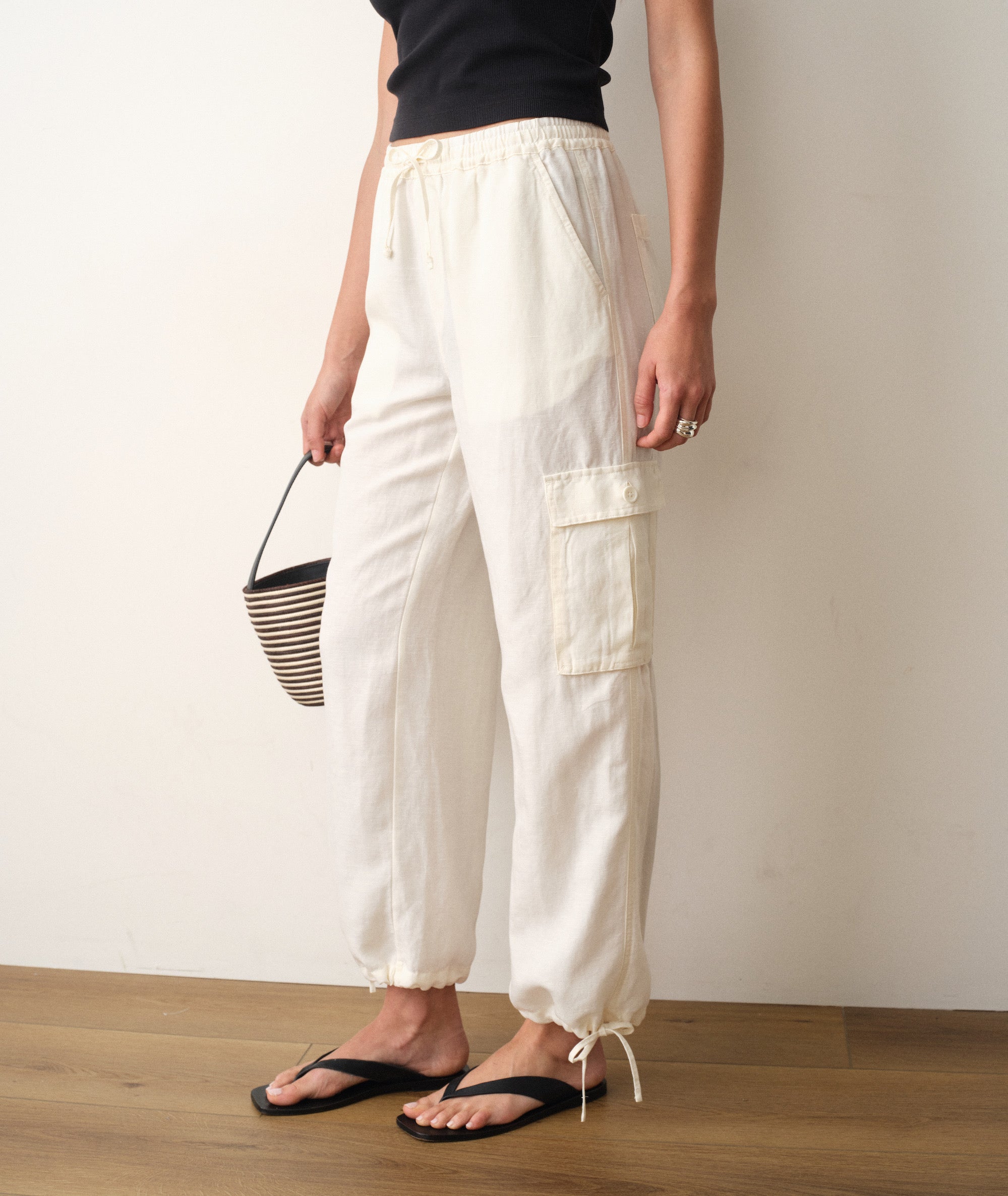 Linen Cargo Pant