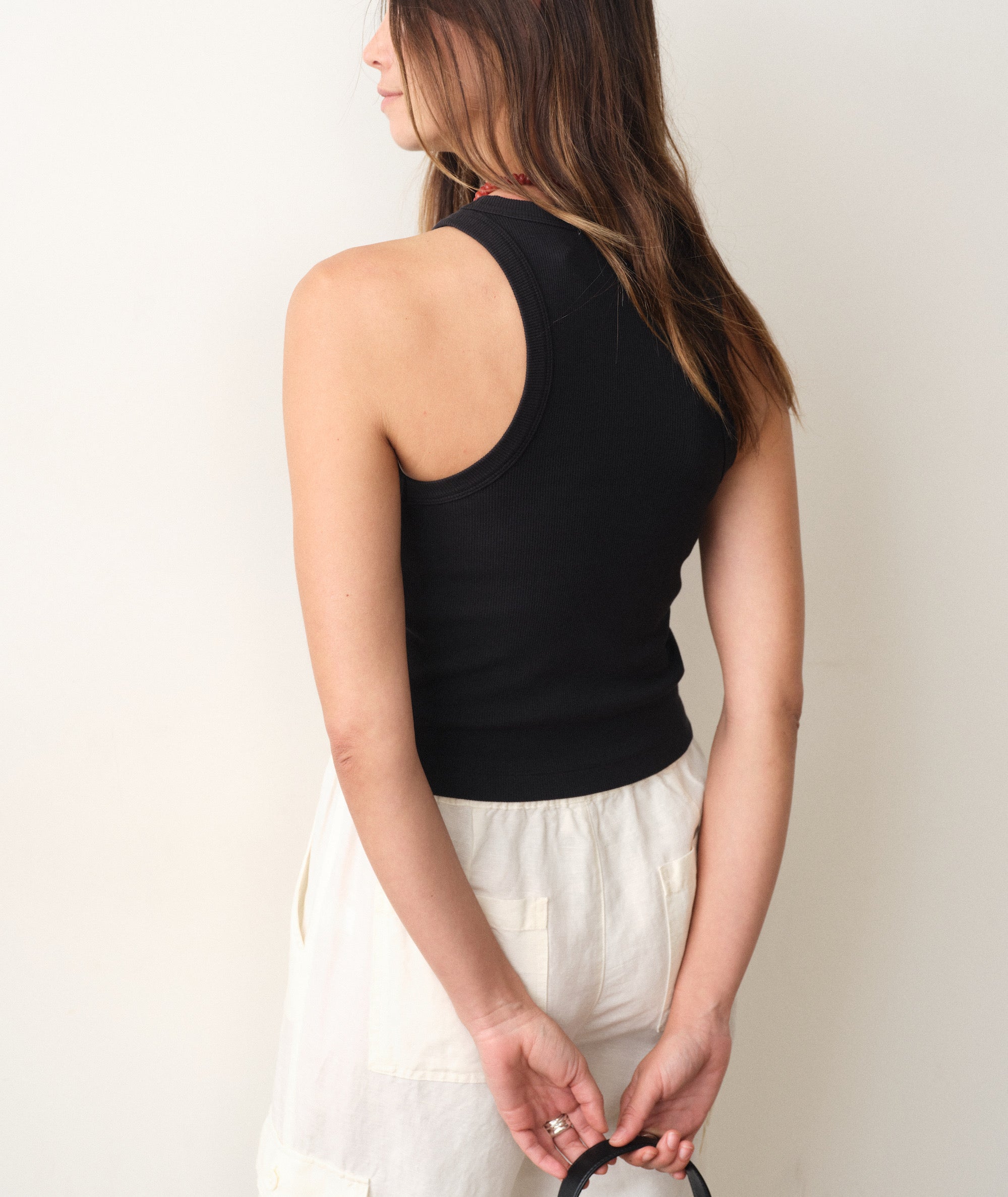 Lexi Rib High Neck Tank