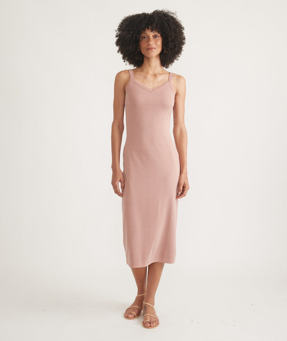 Lexi Rib Sun-In Spaghetti Strap Dress