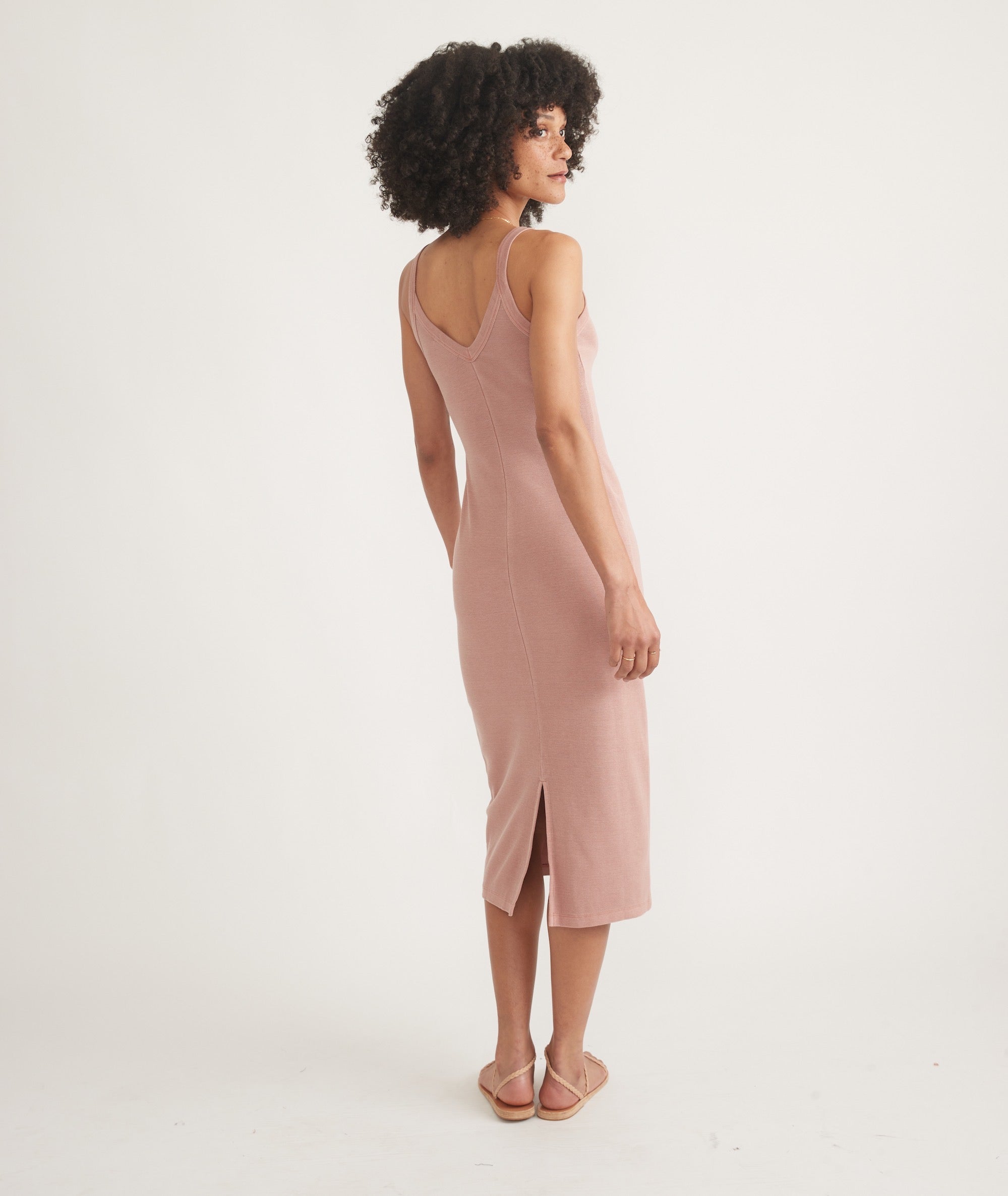 Lexi Rib Sun-In Spaghetti Strap Dress