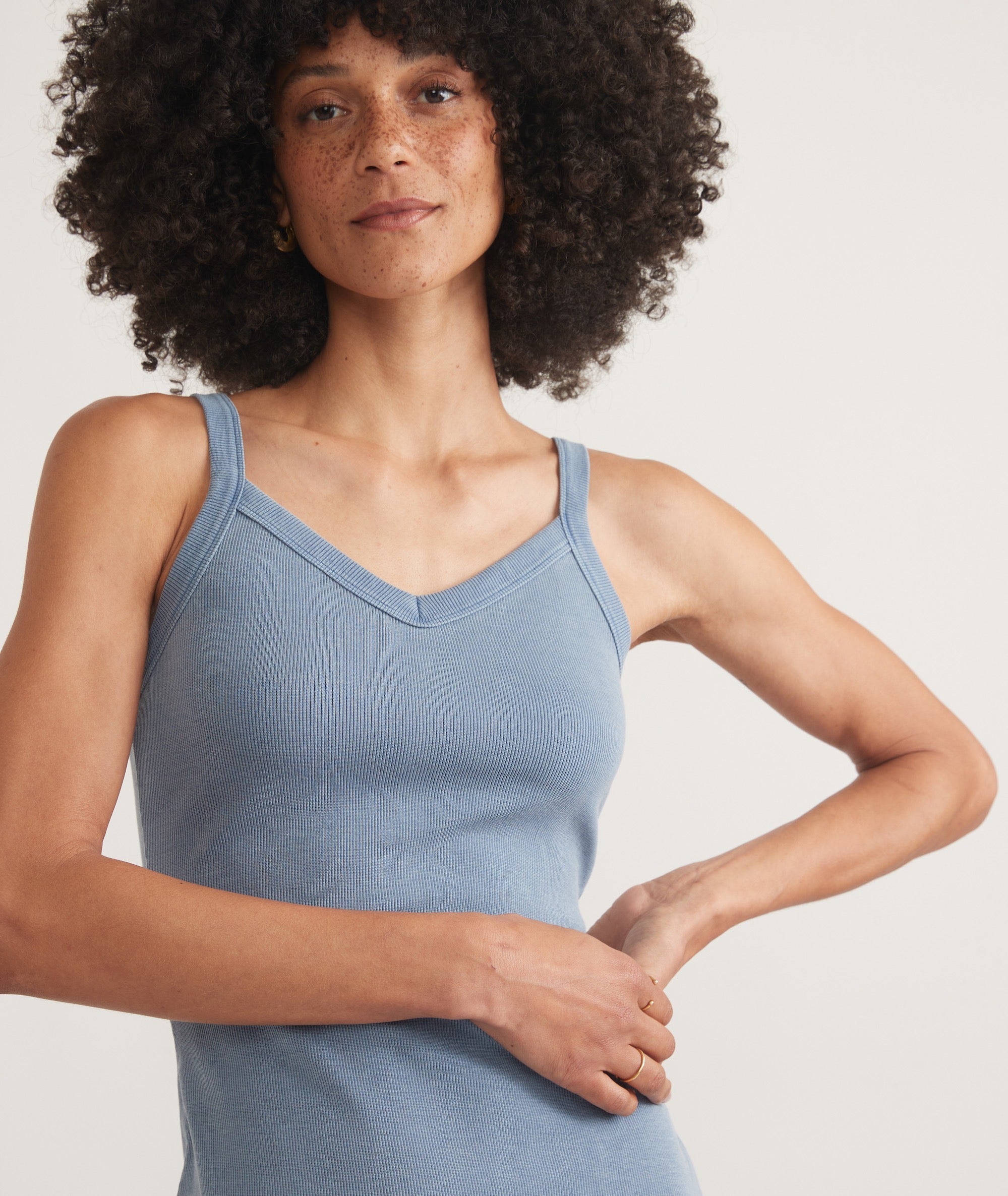 Lexi Rib Sun-In Spaghetti Strap Dress