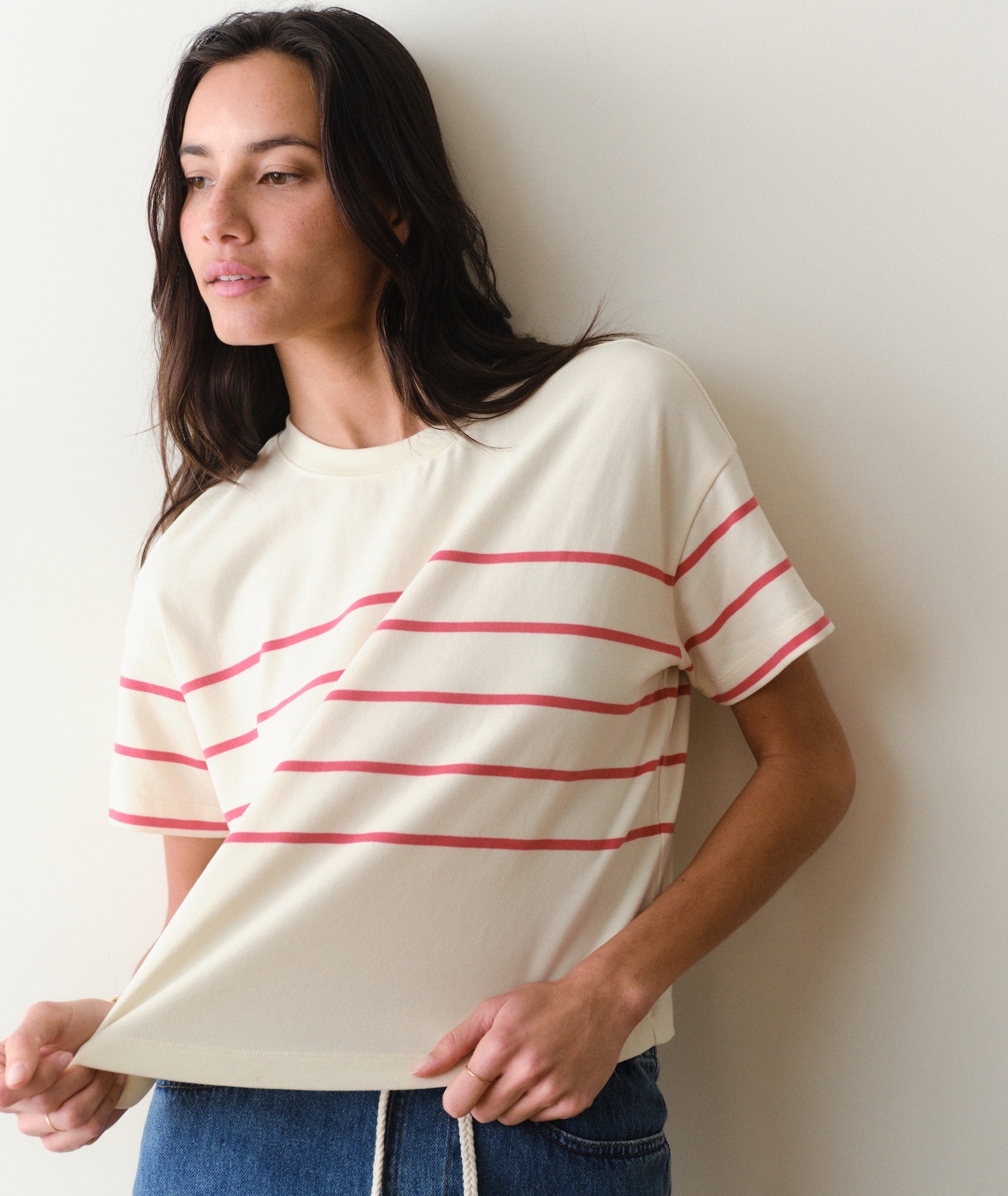 Luxe Sueded Tee