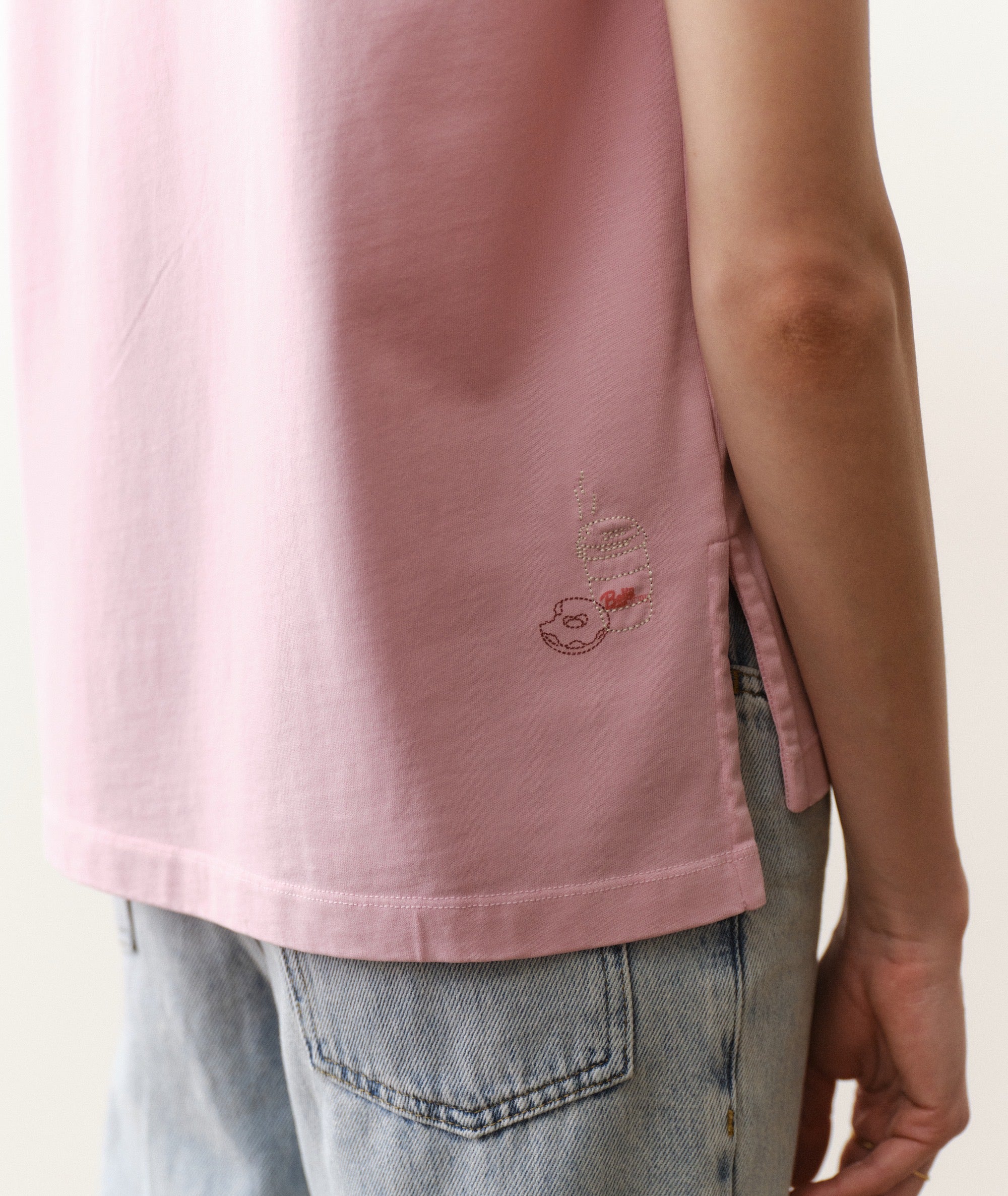 Luxe Sueded Oversized Crew Tee