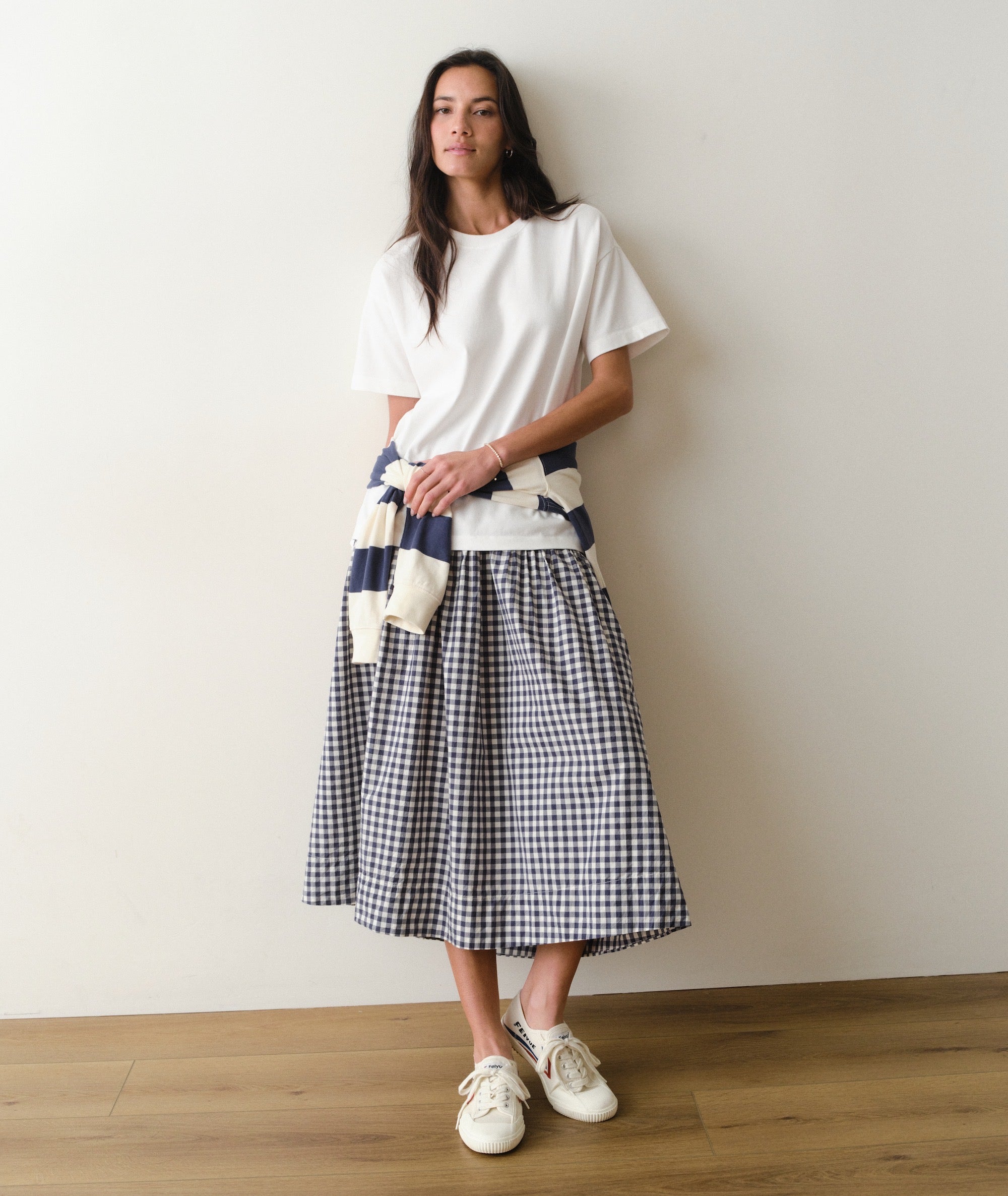 Luxe Sueded Oversized Crew Tee